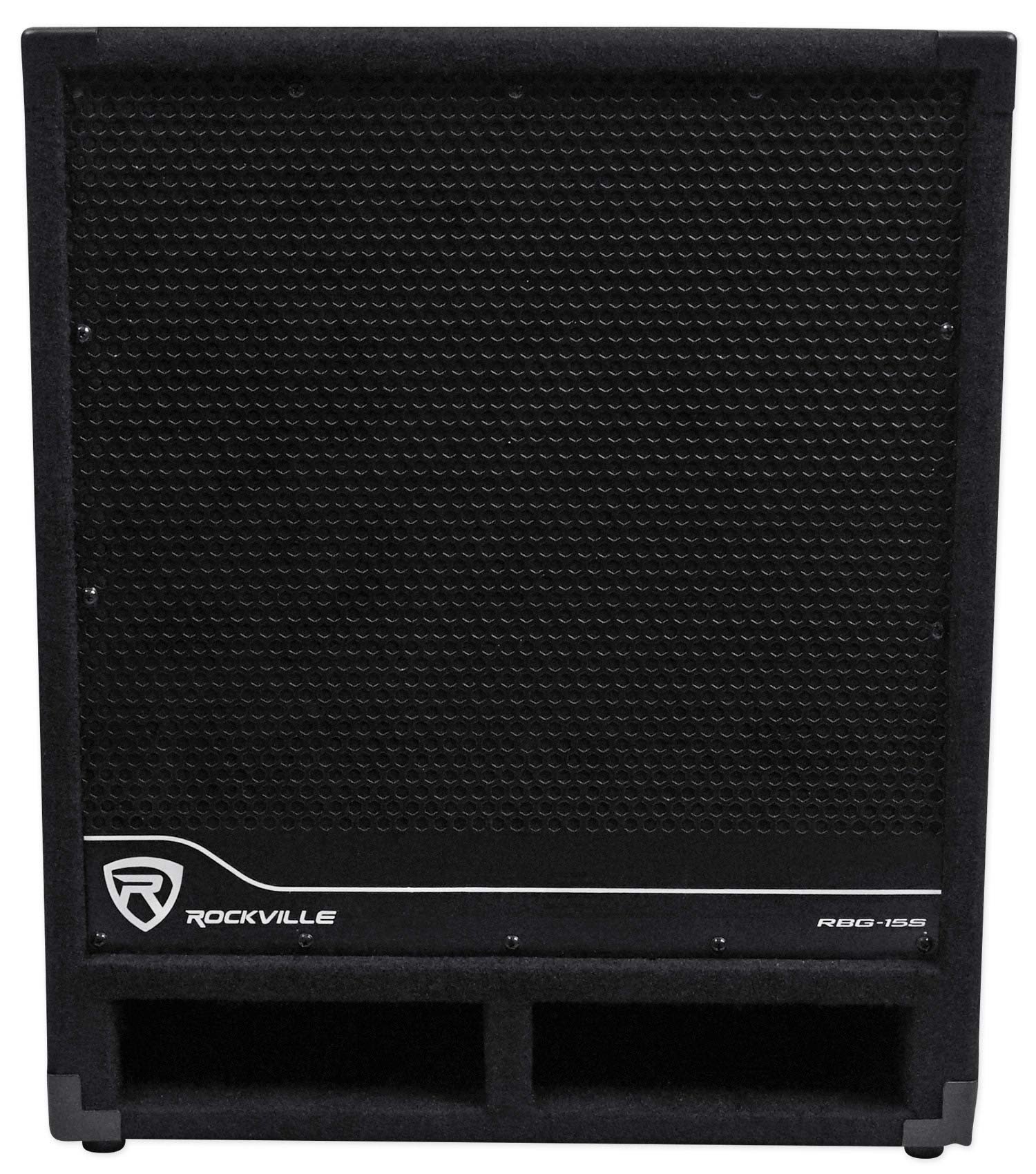 Rockville RBG15S 1600W 15-Inch Powered PA Subwoofer with DSP & Limiter - Professional DJ & Live Sound System (Black) - Perfect for Clubs, Concerts & Outdoor Events