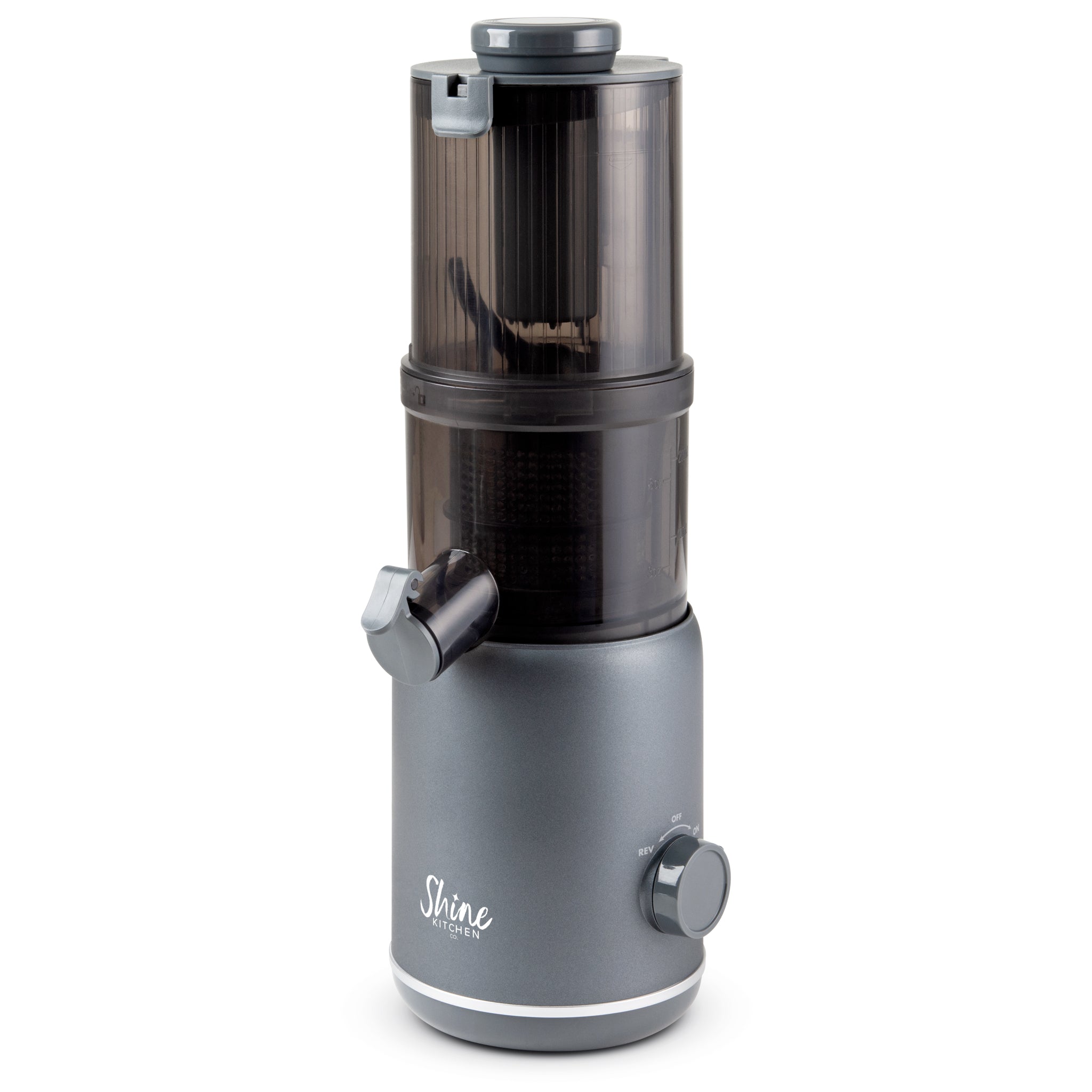 Shine Kitchen Co.® Multi Batch Compact Cold Press Juicer - Slow Masticating Juicer for Fruits & Vegetables - Quiet & Efficient for Home, Office, Gym & Healthy Lifestyle