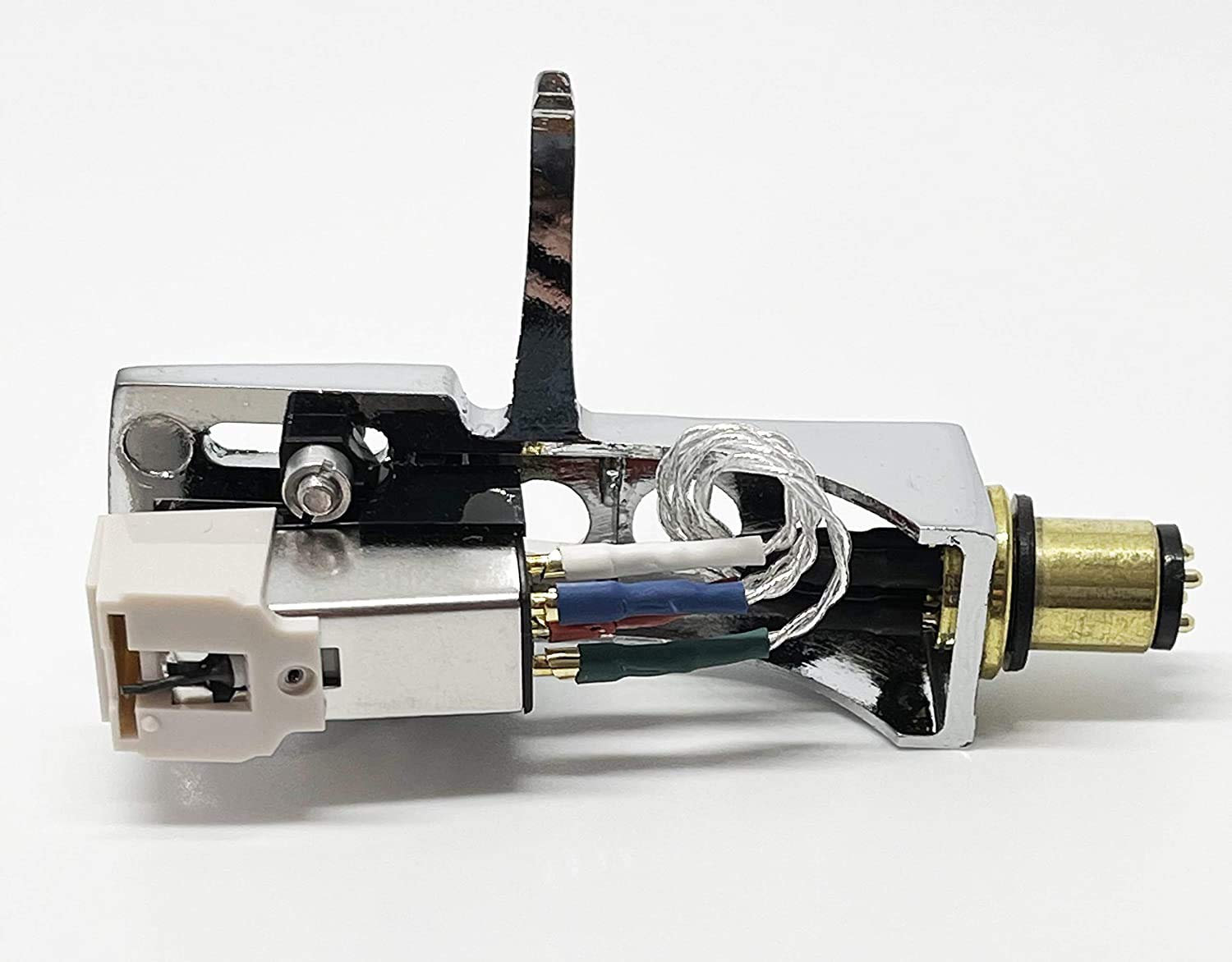 Stanton T55 USB, T52, STR820, T50, STR850, T120C, T90 USB Replacement Cartridge with Conical Stylus, Needle & Chrome Headshell - Perfect for DJ Turntables & Vinyl Record Playback