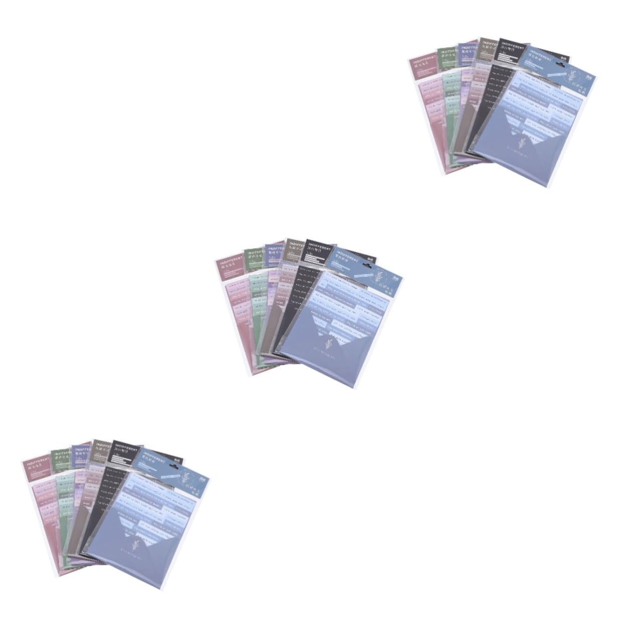 VILLCASE 3-Piece English Phrase Sticker Set - Handmade Letter Stickers for DIY Scrapbooking, Journaling, and Photo Albums | Perfect for Bullet Journals, Planners & Craft Projects