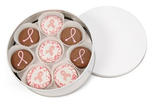 Pink Ribbon Oreo Cookies - Limited Edition Tin of 16 Cookies - Perfect for Breast Cancer Awareness Events, Fundraisers & Gift Giving