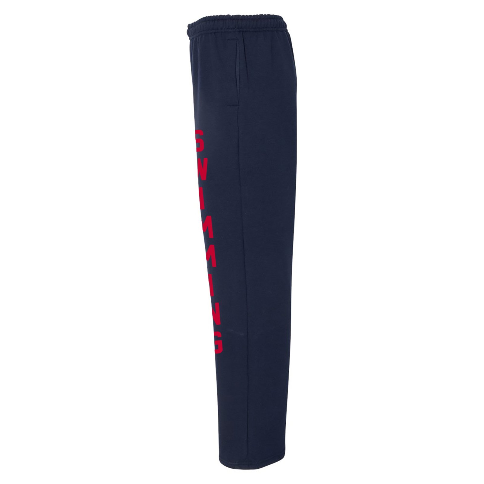 Unisex Open-Bottom Sweatpants for Swimming & Varsity Swim Team - Comfortable Athletic Pants for Training, Competition & Casual Wear