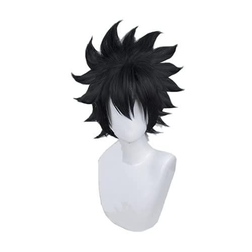 ZSTO EDENS ZERO Anime Cosplay Wig - Short Black Hair Synthetic Wig for Halloween, Cosplay, and Costume Parties | Perfect for Anime Conventions, Themed Events, and Role Playing