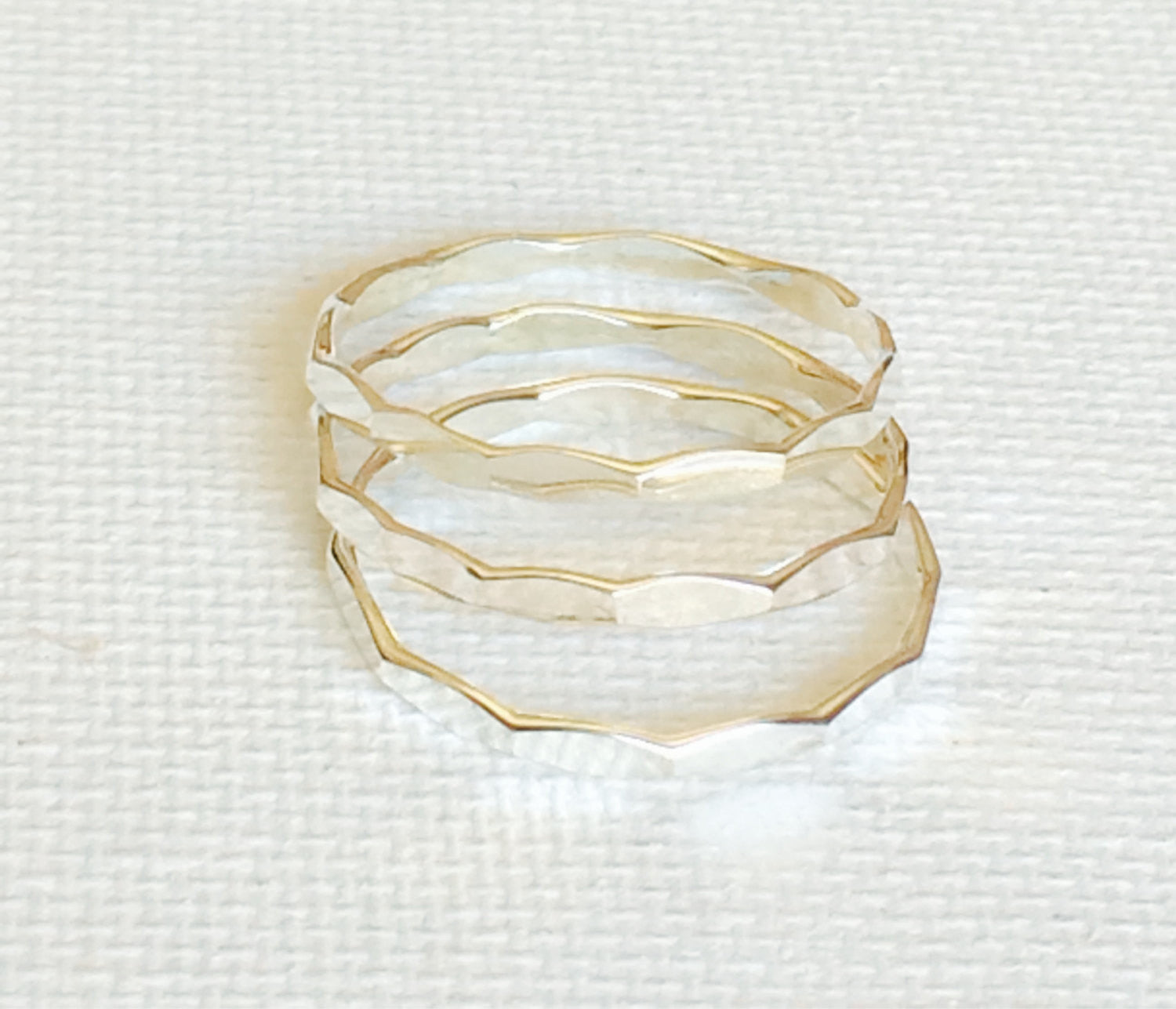 Clara Rings Set - 3 Piece Stackable Rings for Women, Elegant Gold & Silver Jewelry Gift (R129) | Perfect for Weddings, Parties & Everyday Wear