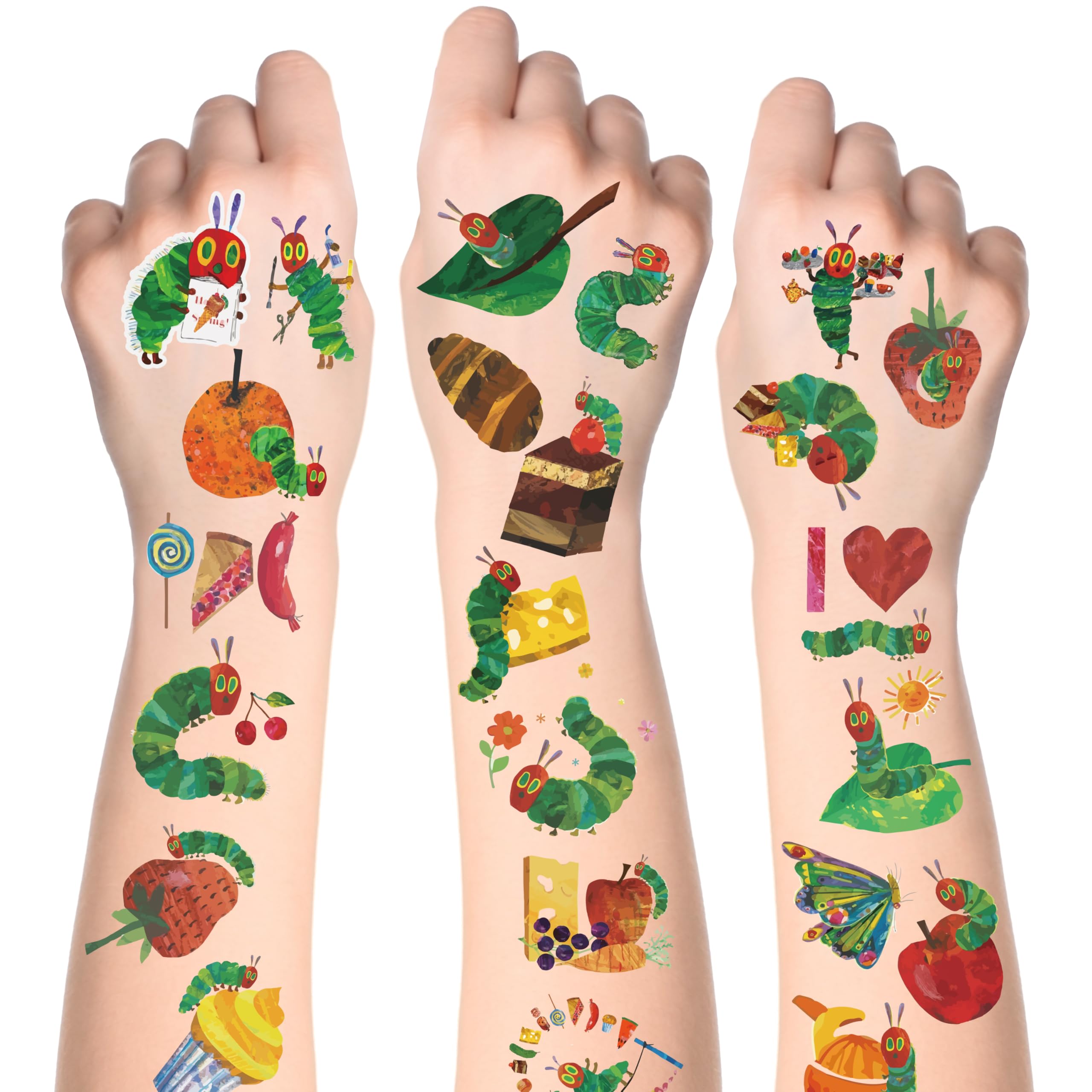 **144PCS Hungry Insects Temporary Tattoos for Kids - Cute Animal Tattoo Stickers for Birthday Parties, Classroom Rewards & Event Decor | Fun Insect Theme Party Supplies for Boys & Girls**    *(Use for: Birthday party favors, school rewards, Halloween costumes, summer camp activities, and kids' craft projects.)*