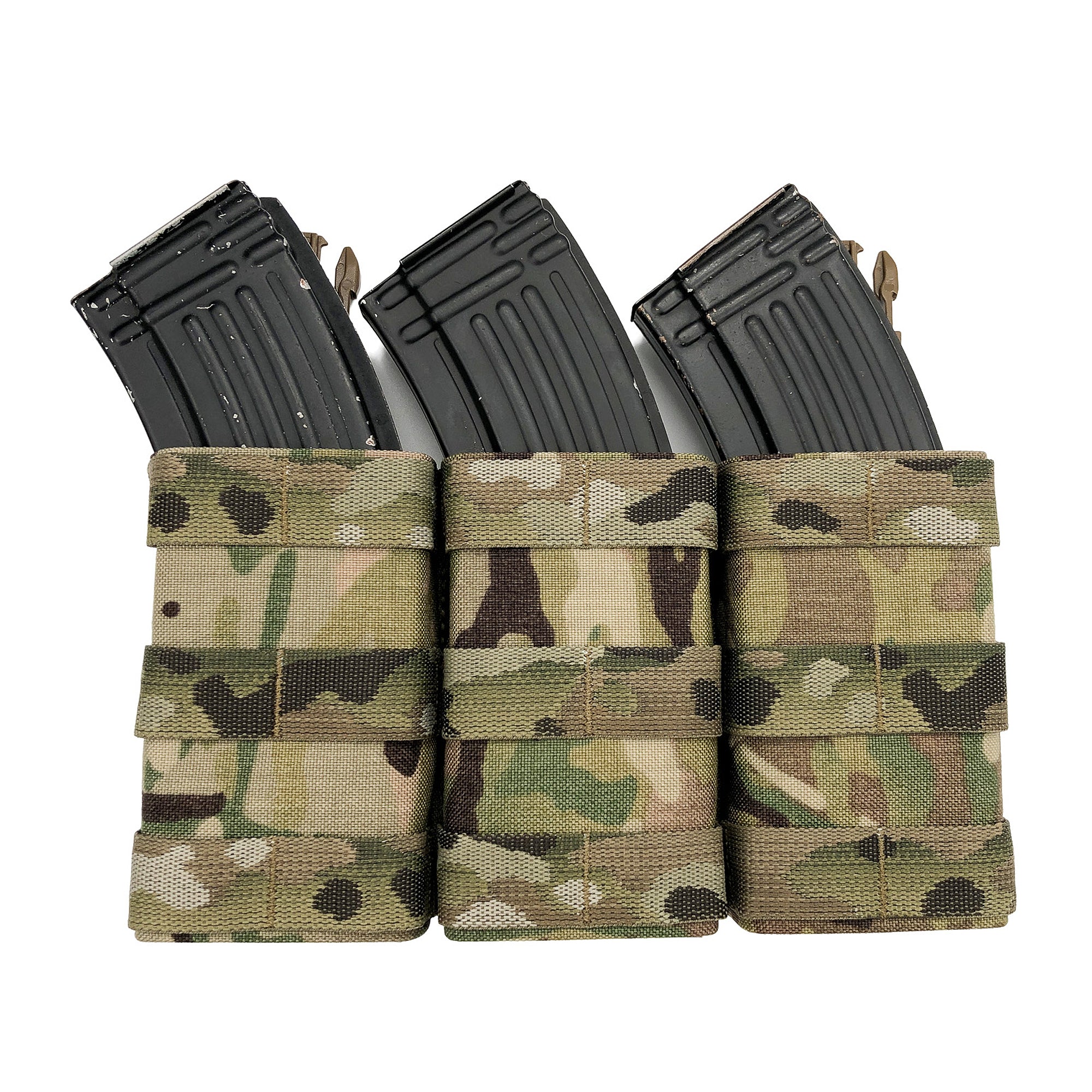 Esstac 7.62 AK Triple Daeodon Front Panel with Front Webbing - Tactical Molle Panel for AK Magazines | Perfect for Range Training, Hunting & Military Use