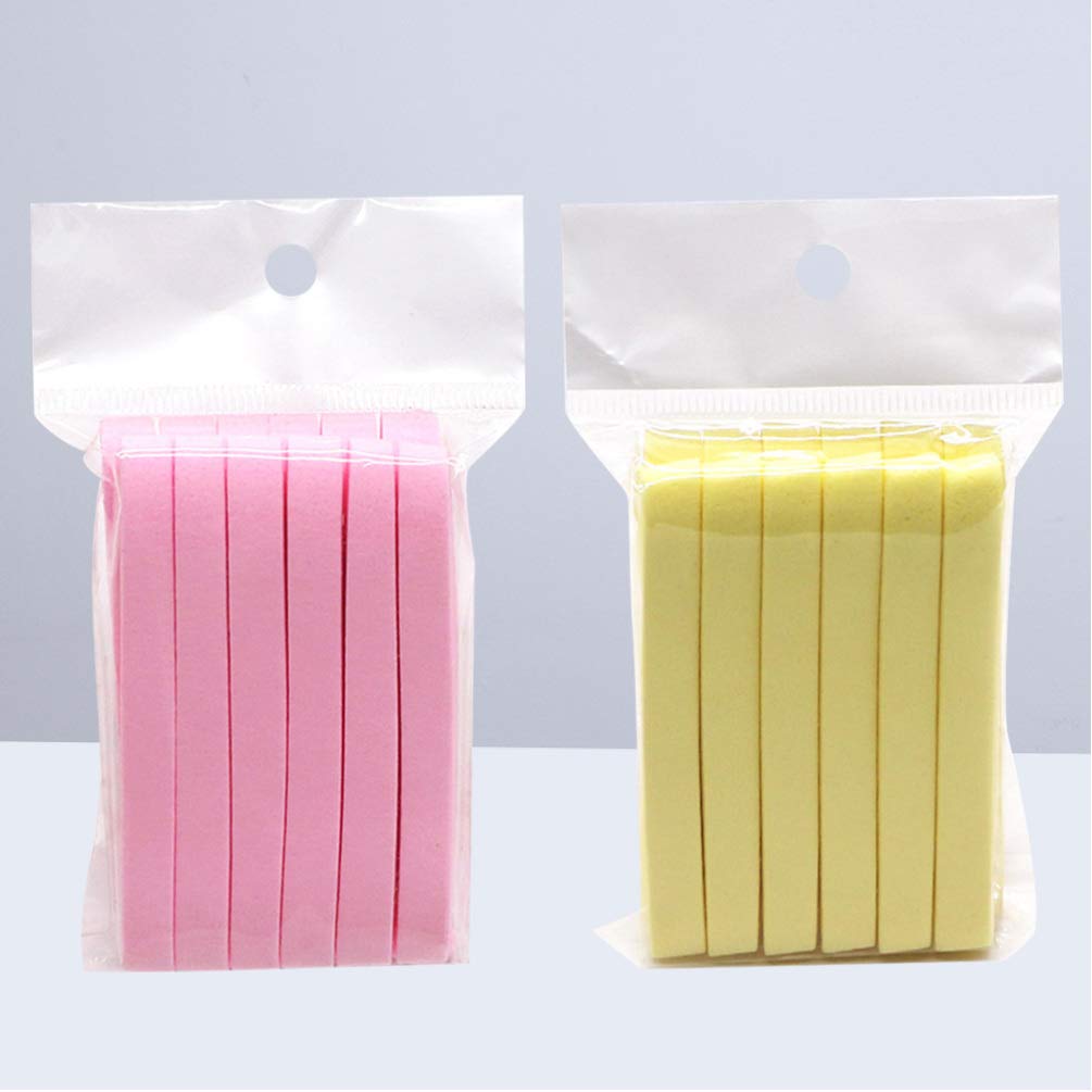 24pcs Natural Makeup Sponge Set for Face & Bath - Soft Exfoliating Pads