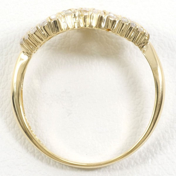 18K Yellow Gold Diamond Ring for Women - Elegant Solitaire Engagement & Wedding Band - Perfect for Proposals, Anniversaries, and Special Occasions