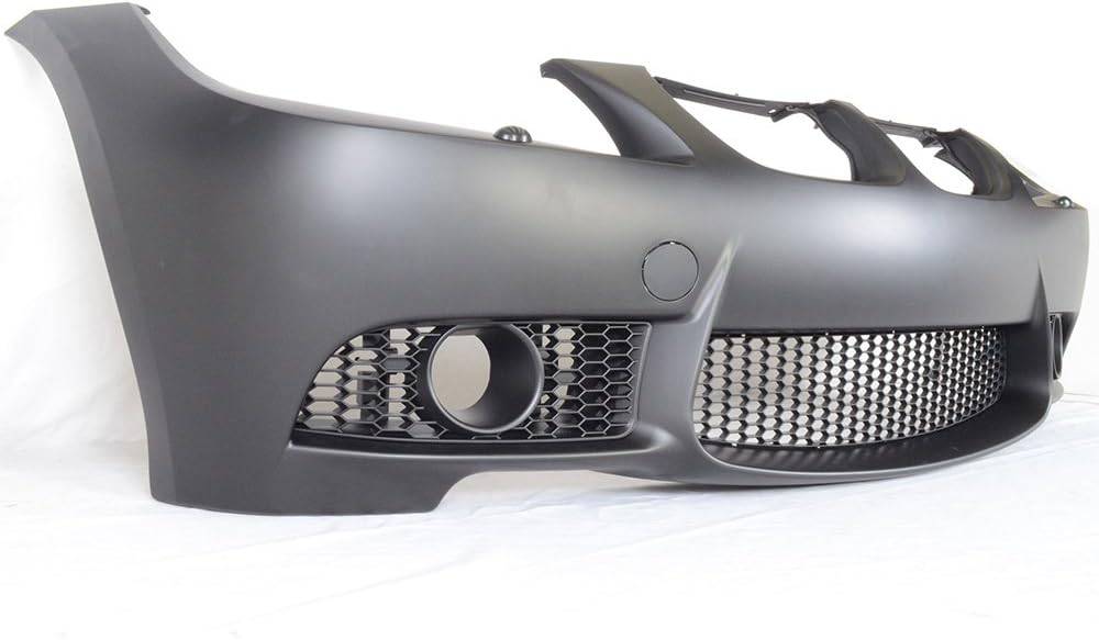 2006-2008 BMW E90 3 Series M3 Style Front Bumper Replacement with Fog Light Cover - Pre-LCI Model - Perfect for Car Upgrades & Street Racing Enthusiasts