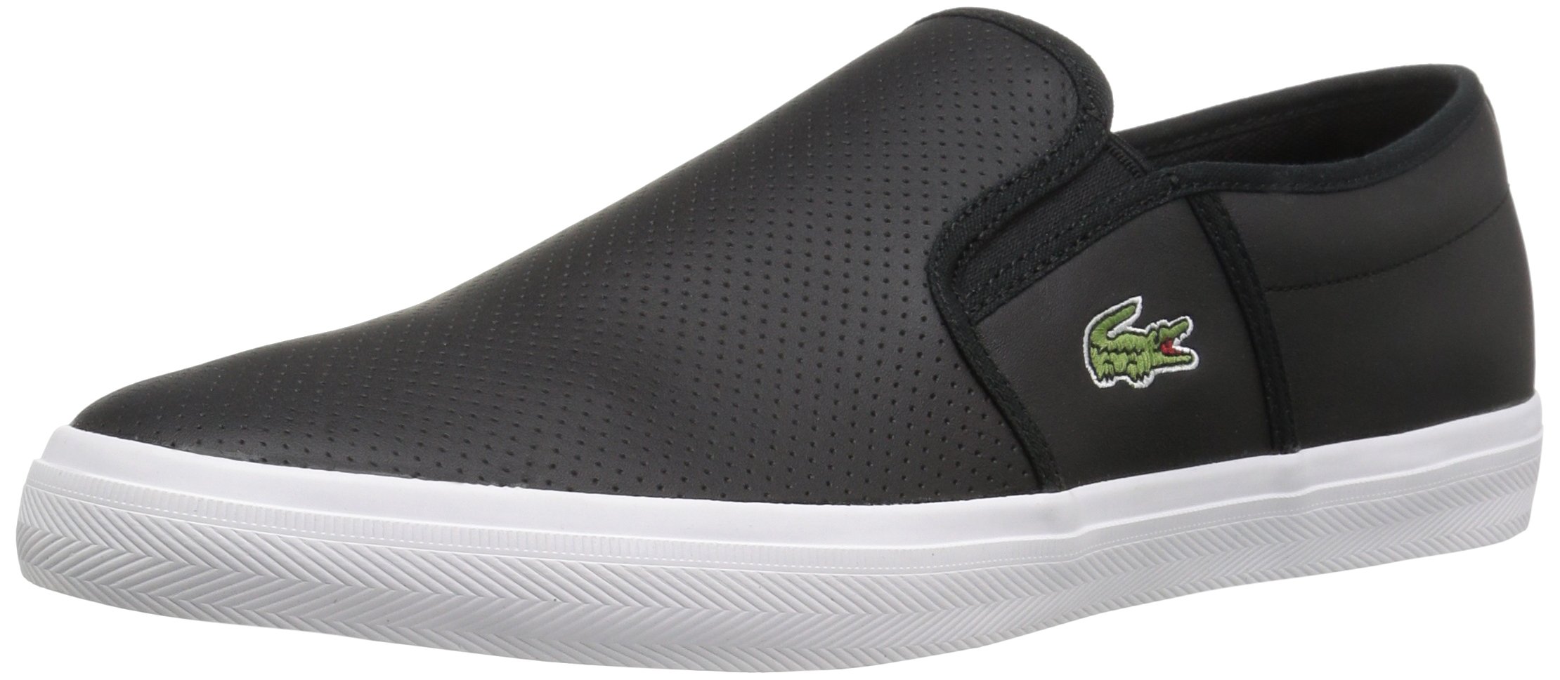 Lacoste Men's Gazon Sneaker - Classic White Leather Low Top Casual Shoes for Men | Comfortable Walking & Everyday Wear | Perfect for Work, Travel & Street Style