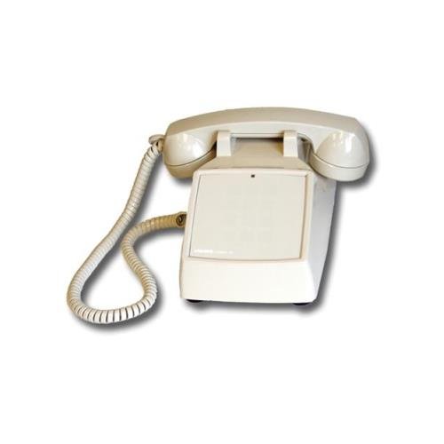 Viking Electronics VK-K-1500P-D-AS No Dial Desk Phone - Ash White Box | Corded Office Telephone for Business & Home Use | Ideal for Call Centers, Reception Desks & Workstations