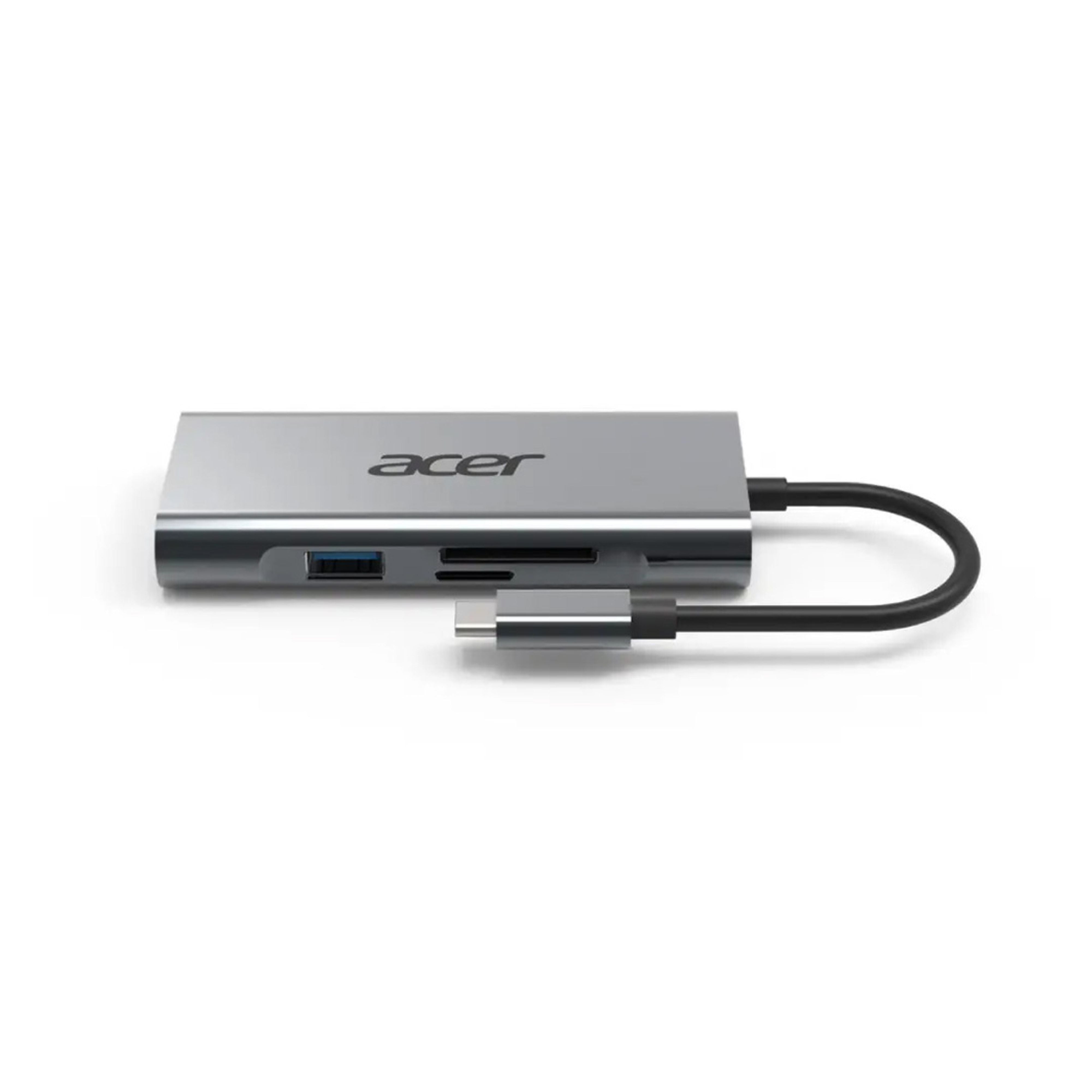 Acer 7-in-1 USB C Hub Adapter with HDMI, USB 3.0, SD Card Reader, Ethernet & PD Charging (Model ODK380) - Perfect for MacBook, Chromebook, Laptop & Home Office Setup