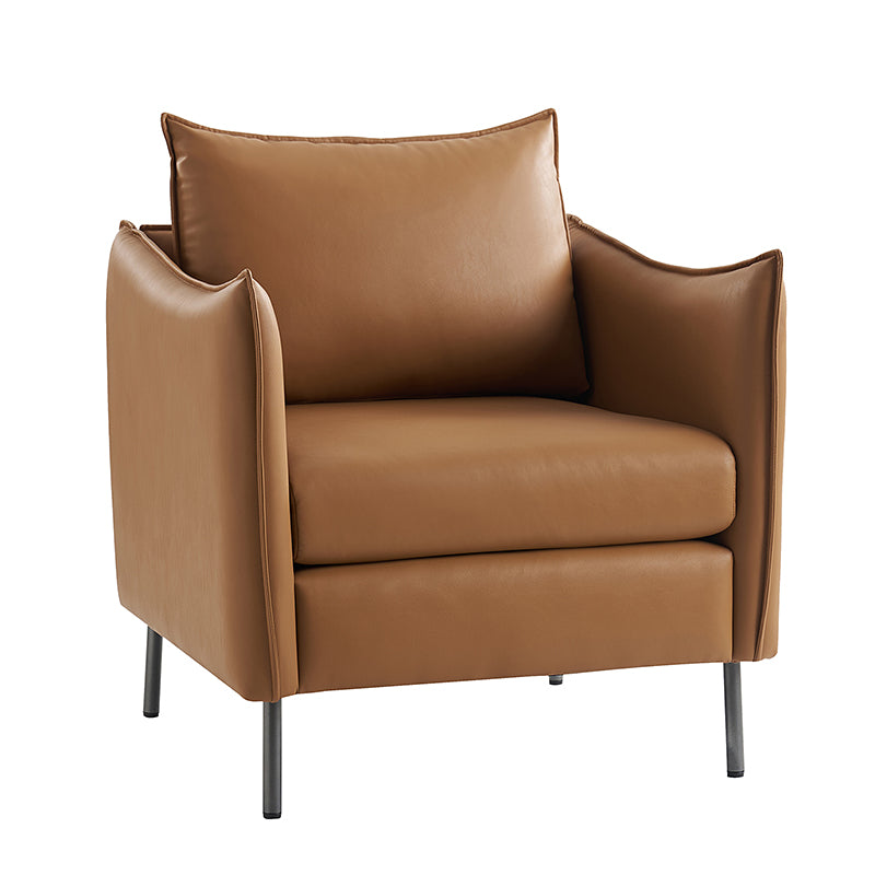 Modern Comfy Armchair with Cat Anti-Scratch Fabric - Stylish & Durable Living Room Chair for Pet Owners - Perfect for Reading, Relaxing, and Cat-Friendly Spaces
