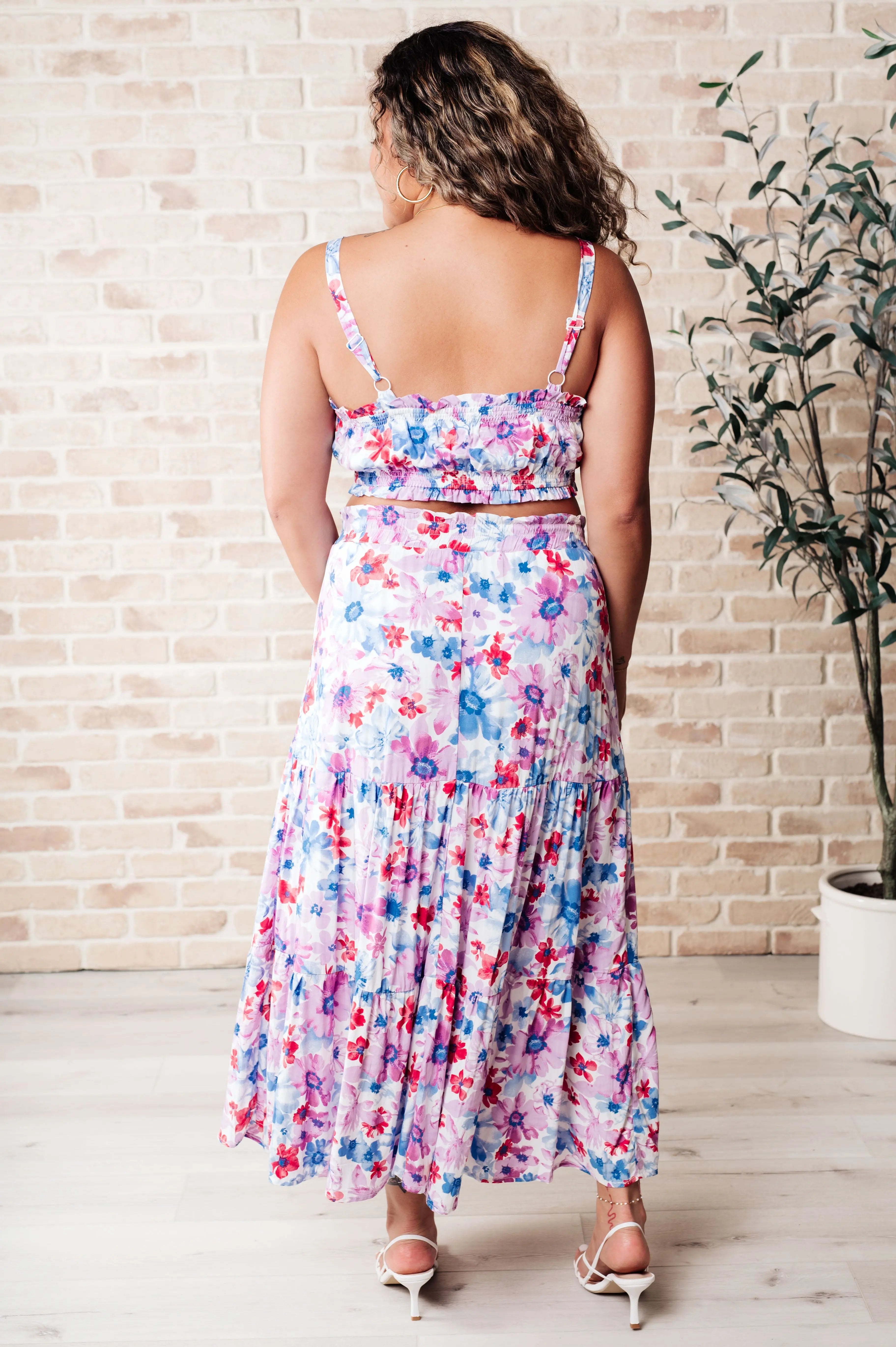 Stylish Blue Tiered Skirt and Top Set for Girls | Cute Outfit for Parties, School & Special Occasions