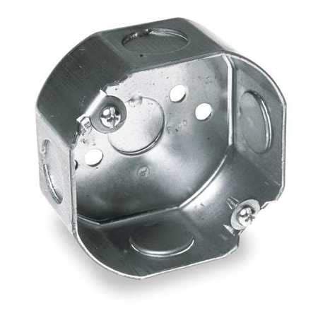 Octagon Electrical Box 11.8 cu in - Weatherproof Metal Junction Box for Outdoor/Indoor Wiring - Perfect for Home, Garage & DIY Electrical Projects