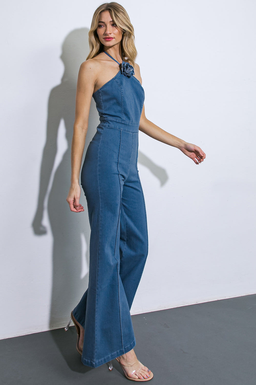 Stylish Denim Jumpsuit for Women - CALL ME LOVELY Fashion Romper - Trendy Casual Outfit for Date Night, Shopping & Weekend Getaways