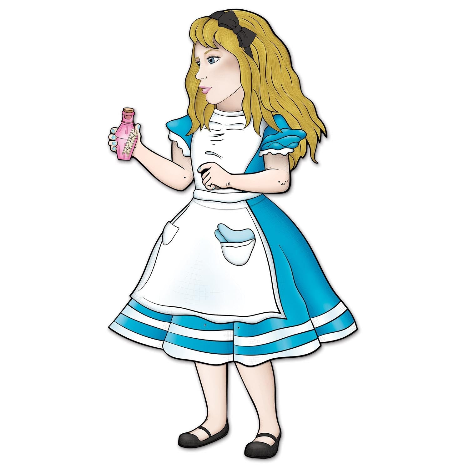 12 Pack Beistle Jointed Alice in Wonderland Party Decorations - Hanging Cutouts for Birthday, Baby Shower & Themed Events