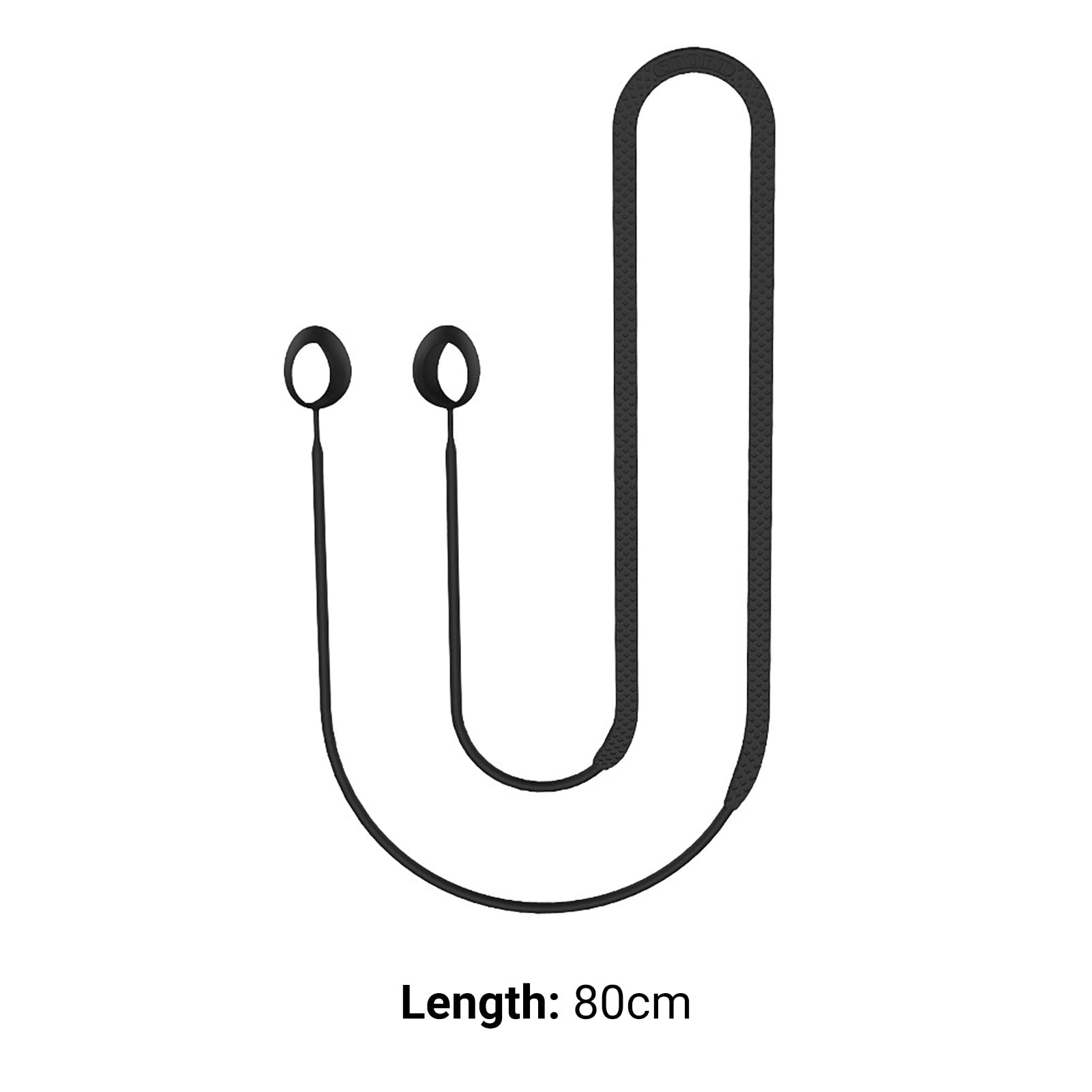Anti-Loss Silicone Earphone Strap for Buds 2 - Secure Sports Headphone Accessories for Running, Gym & Outdoor Activities (White)