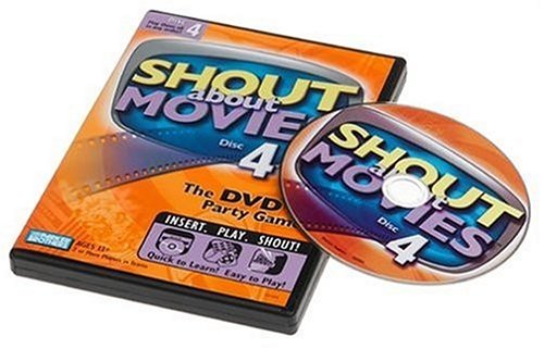 Hasbro Gaming Shout About Movies Disc 4 - Fun Movie Trivia Game for Families & Friends | Perfect for Game Nights & Movie Themed Parties