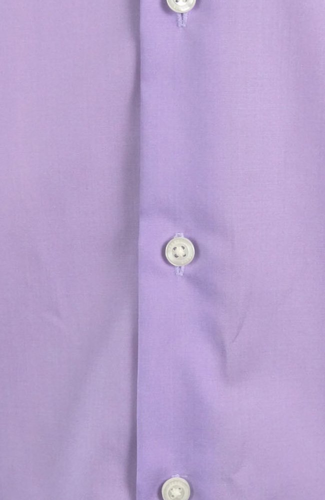 Perry Ellis Men's Non-Iron Twill Long Sleeve Dress Shirt - Point Collar, Regular Fit Button Down for Business & Formal Occasions