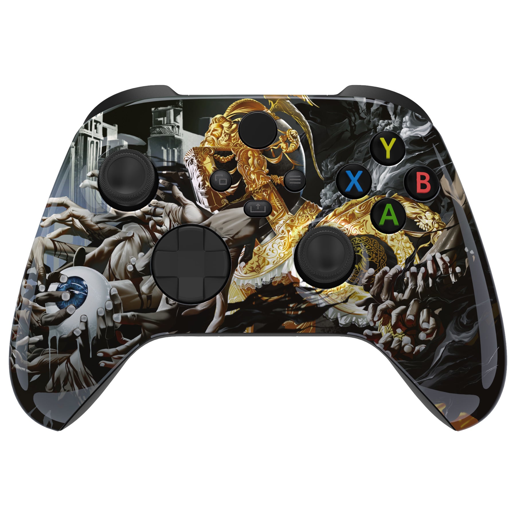 eXtremeRate Decay of Honor Nebula Faceplate & Housing Shell Case for Xbox Series S/X Controller - Replacement Accessory (Controller Not Included) - Perfect for Gaming, Customization & Controller Protection