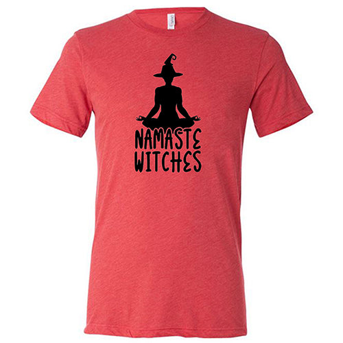 Namaste Witches T-Shirt - Unisex Yoga & Halloween Graphic Tee for Women & Men - Perfect for Witchy Vibes, Yoga Classes & Spooky Season