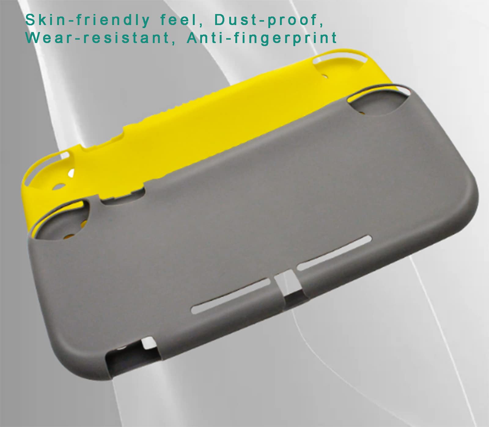 Premium Shockproof Protective Case Cover for Nintendo Switch Lite - Slim Fit, Anti-Scratch & Durable (Yellow) | Perfect for Travel, Gaming On-The-Go & Everyday Protection