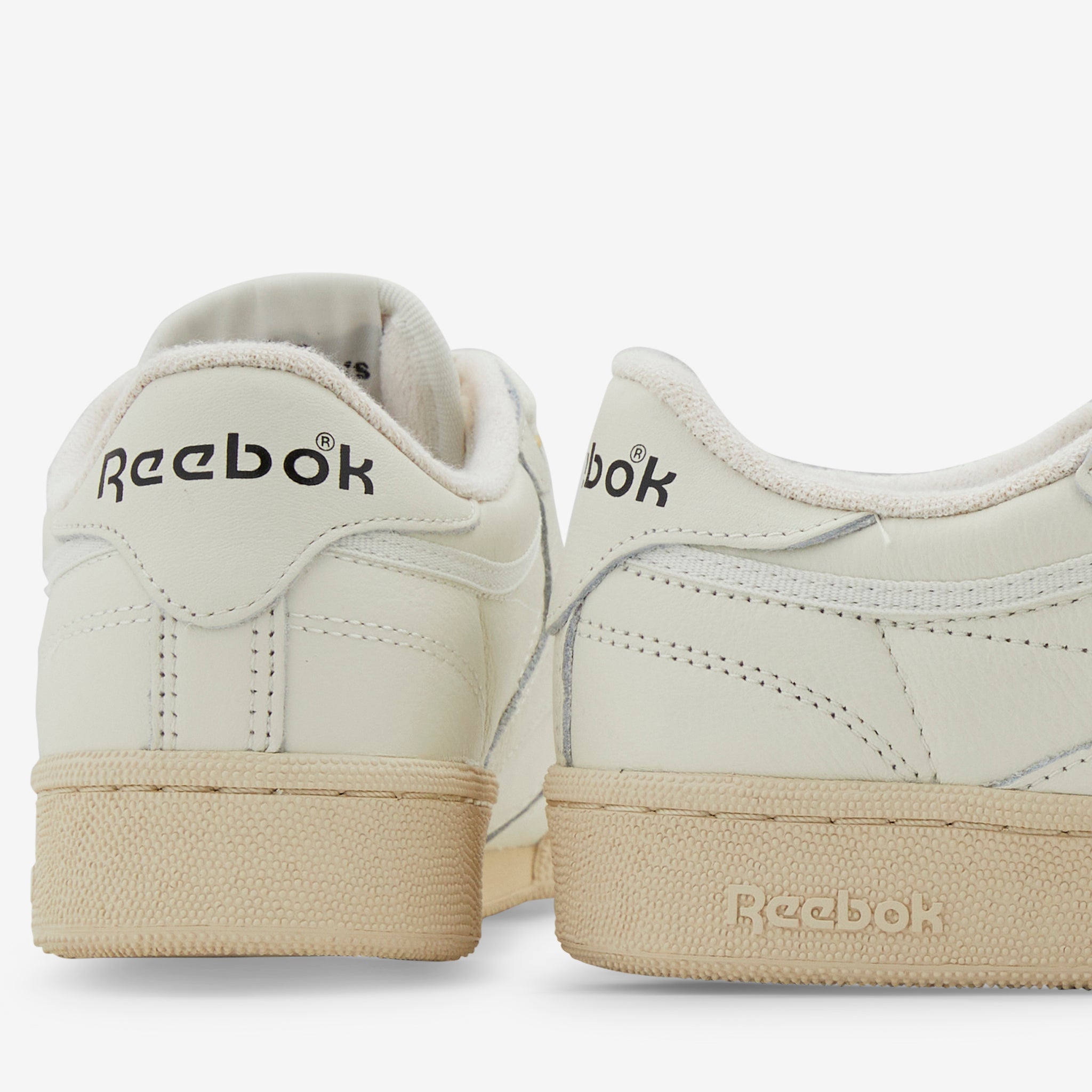 Reebok Club C 85 Vintage Sneakers in Chalk, Black & Paper White - Classic Comfort for Casual Wear & Street Style