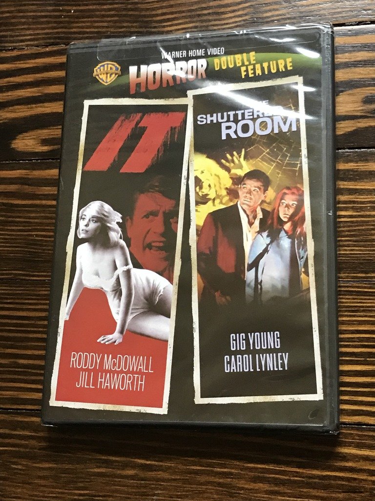 It & The Shuttered Room - Horror Double Feature DVD | Classic Thriller Movies for Halloween & Movie Nights