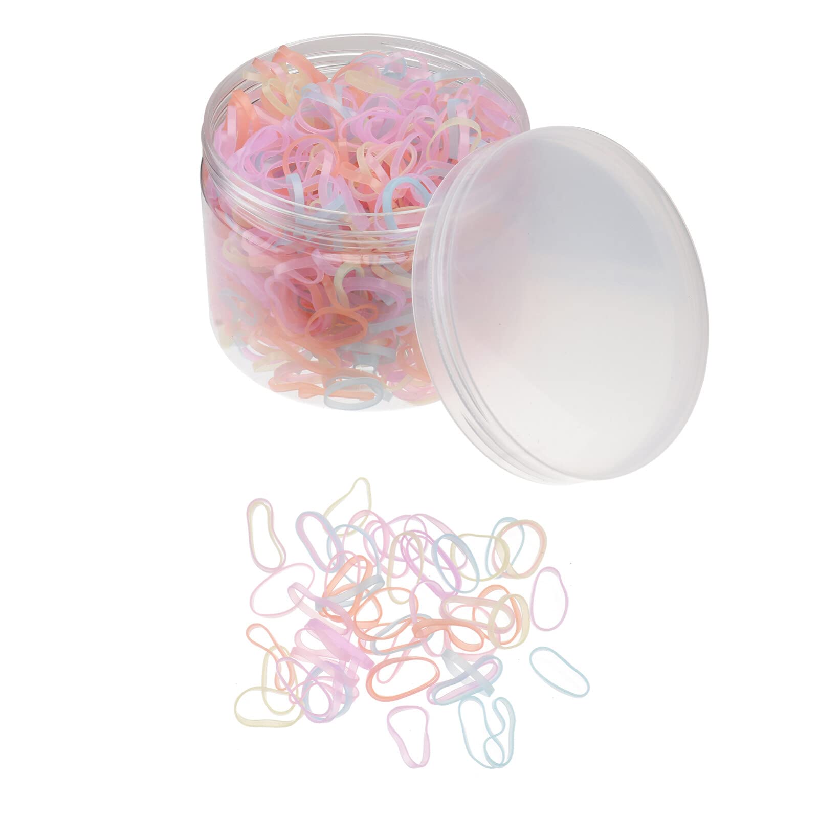 1 Box of 700Pcs Soft Elastic Dog Hair Bands - Colorful Pet Grooming Rubber Bands for Topknots, Puppy Hair Ties & Pet Accessories | Perfect for Dog Shows, Daily Grooming & Styling