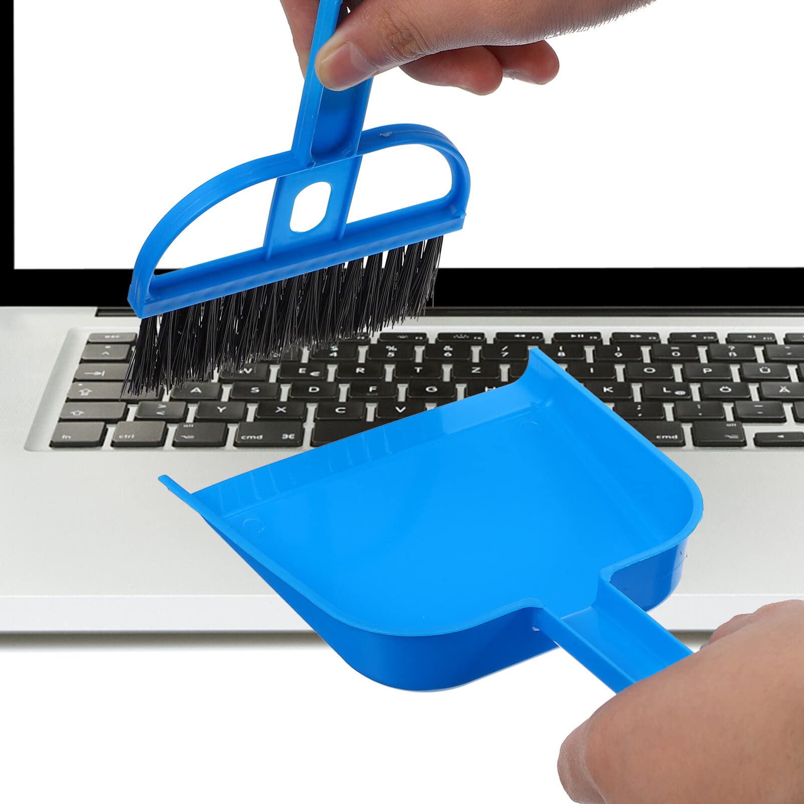 Mini Broom & Dustpan Set - 3 Pack Handheld Cleaning Tools for Kids & Home