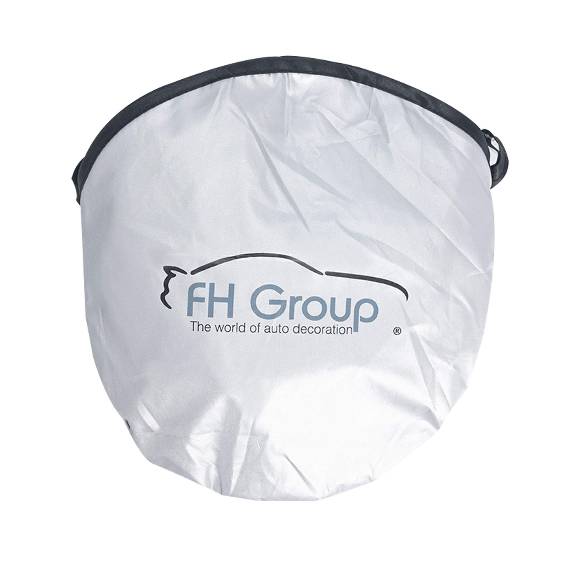 FH Group Foldable Reflective Car Windshield Sun Shade with Penguin Print, 63