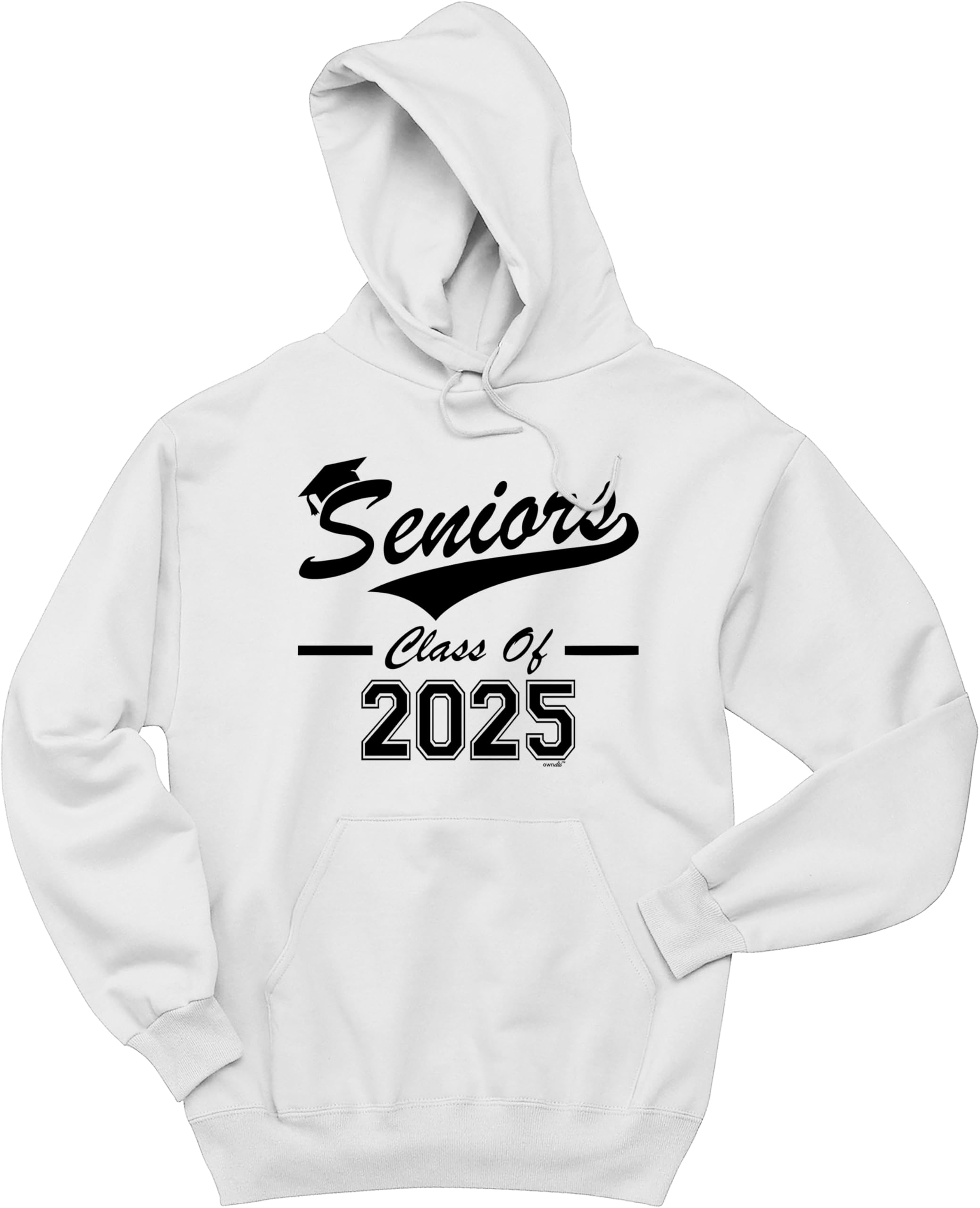 Class of 2025 Graduation Hoodie - Personalized Senior Gifts for Men & Women - Comfortable Pullover Sweatshirt for High School & College Graduates - Perfect for Commencement Ceremonies & Alumni Events