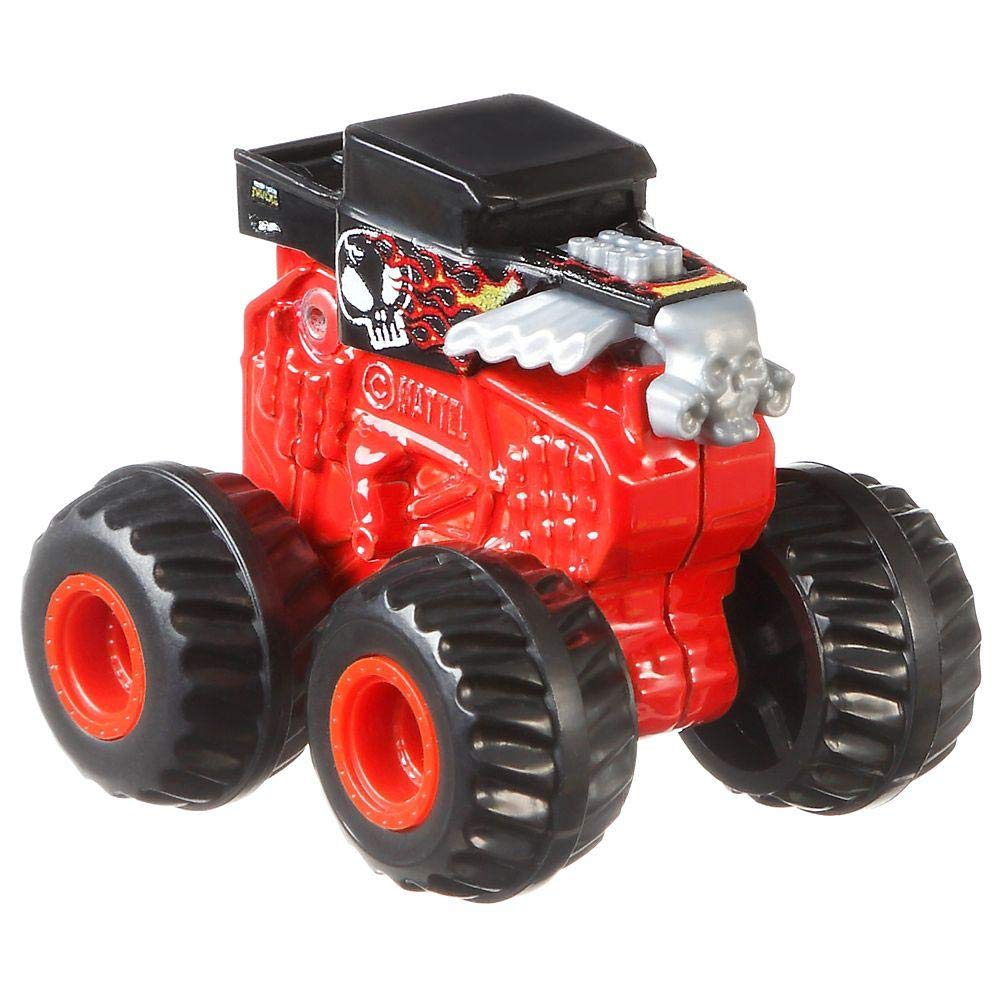 Hot Wheels Monster Trucks Mini Die-Cast Toy Cars - Collectible Vehicles for Kids (Styles May Vary) - Perfect for Playtime, Birthday Gifts & Car Racing Games