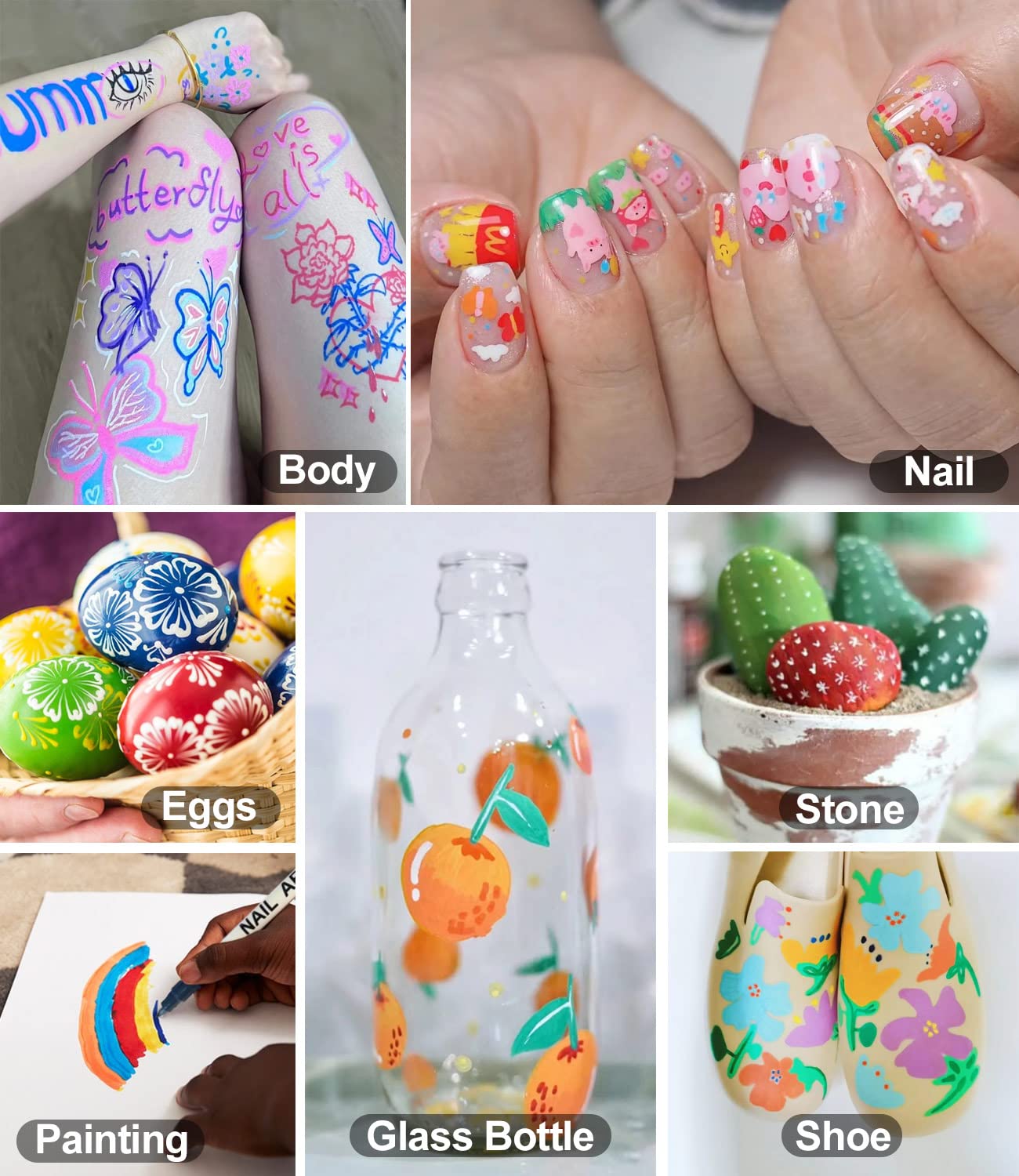 3D Nail Art Paint Pen for Acrylic Nails - Professional Dotting Tool for Nail Design, Dot Graffiti & Line Practice - Perfect for Salon, Home Manicure & DIY Nail Art