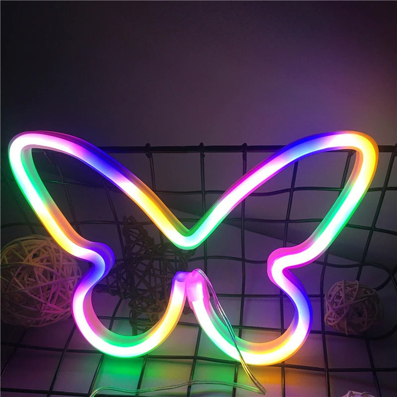 Butterfly Wall Neon Sign - Custom LED Wall Art for Home Decor, Bedroom, Living Room & Bar - Perfect for Parties, Weddings & Events
