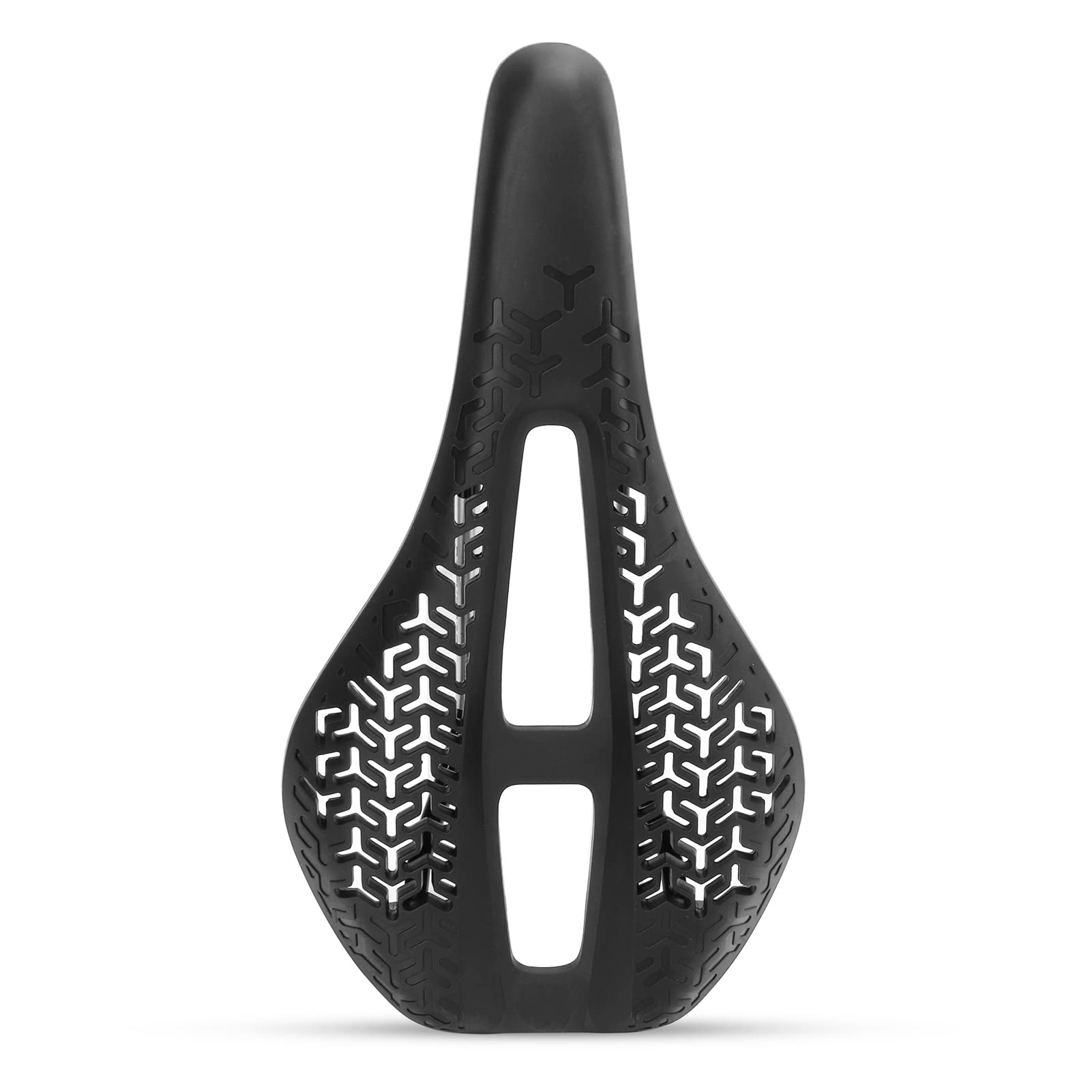 Premium Road Bike Saddle - Lightweight Hollow Design, Durable Nonslip Metal Frame for Road & Mountain Bikes - Perfect for Long Distance Cycling & Commuting