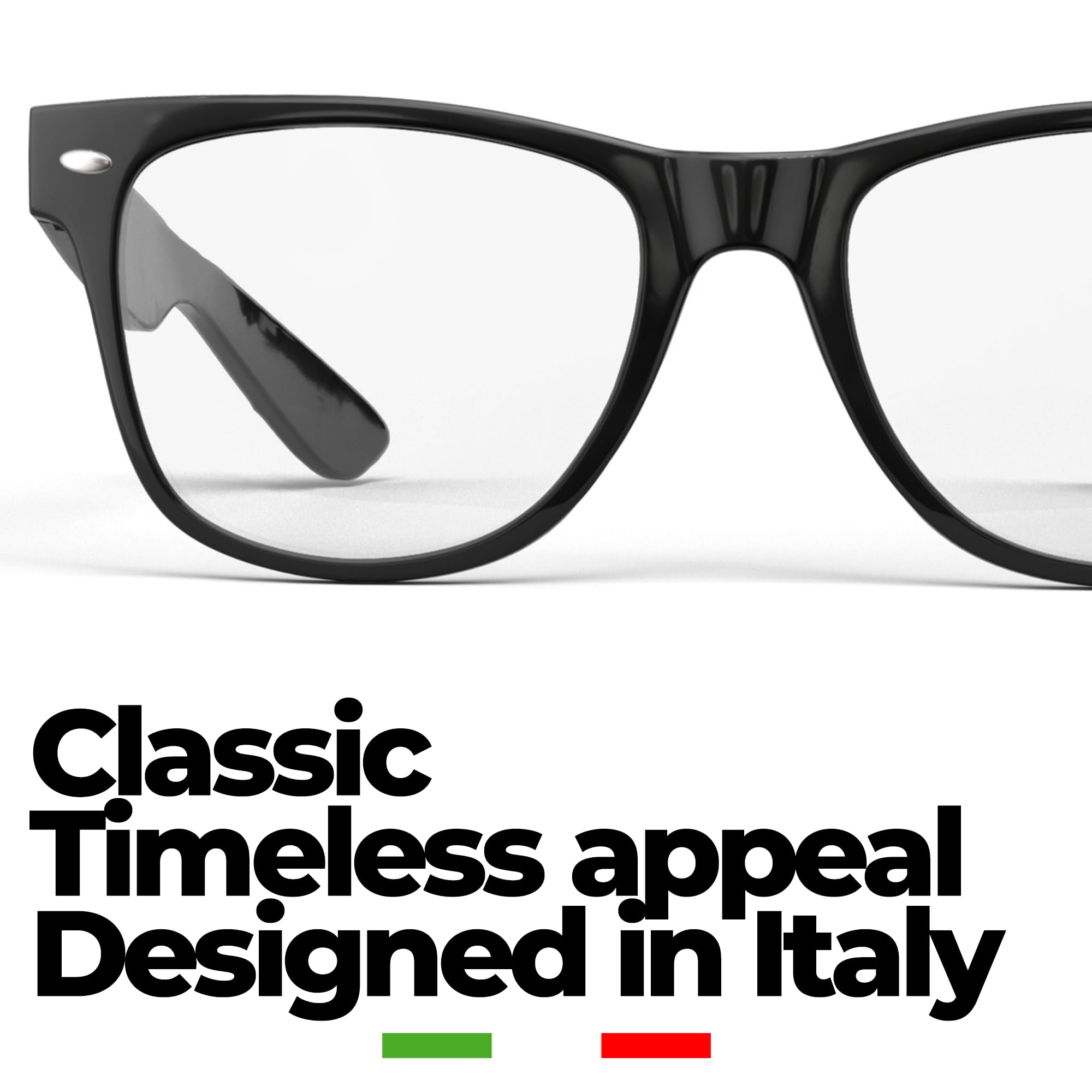 2 Pack High Magnification Reading Glasses (1.00-6.00 Strength) - Premium Power Readers for Clear Vision | Perfect for Reading, Crafts & Close Work