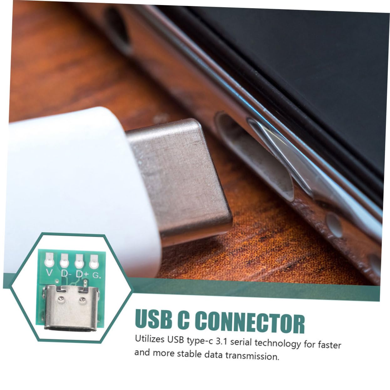 **Yardenfun 12-Pack USB C to USB Charger Cable Kit - DIY USB C Connector Board, 3.1 USB C PCB, USB C Female Connector - Perfect for Electronics Repair & DIY Projects**    *(Use Cases: Ideal for repairing smartphones, laptops, or building custom USB charging cables for DIY electronics projects.)*