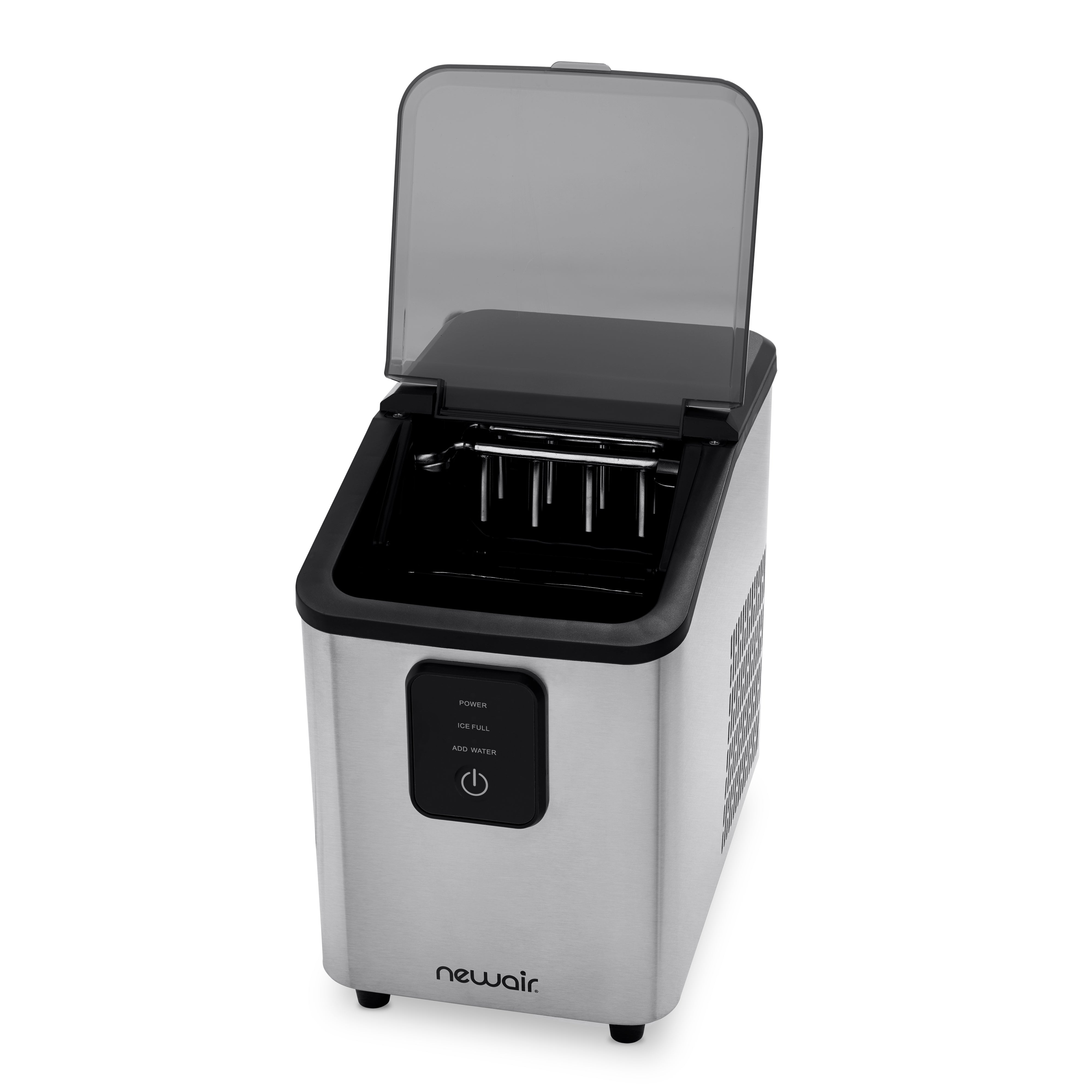 Newair® Stainless Steel Mini Countertop Bullet Ice Maker - 26lbs/Day Ice Production for Cocktails, Beverages & Home Bars