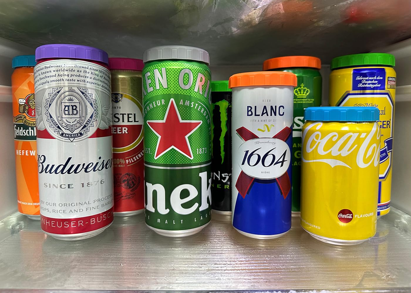 BPA-Free Silicone Soda Can Lids 6 Pack - Reusable Can Covers for Soda, Beer, Juice & Beverages | Leak-Proof Can Stopper Protector Fits Standard Size Cans | Perfect for Parties, Picnics, Travel & Outdoor Activities