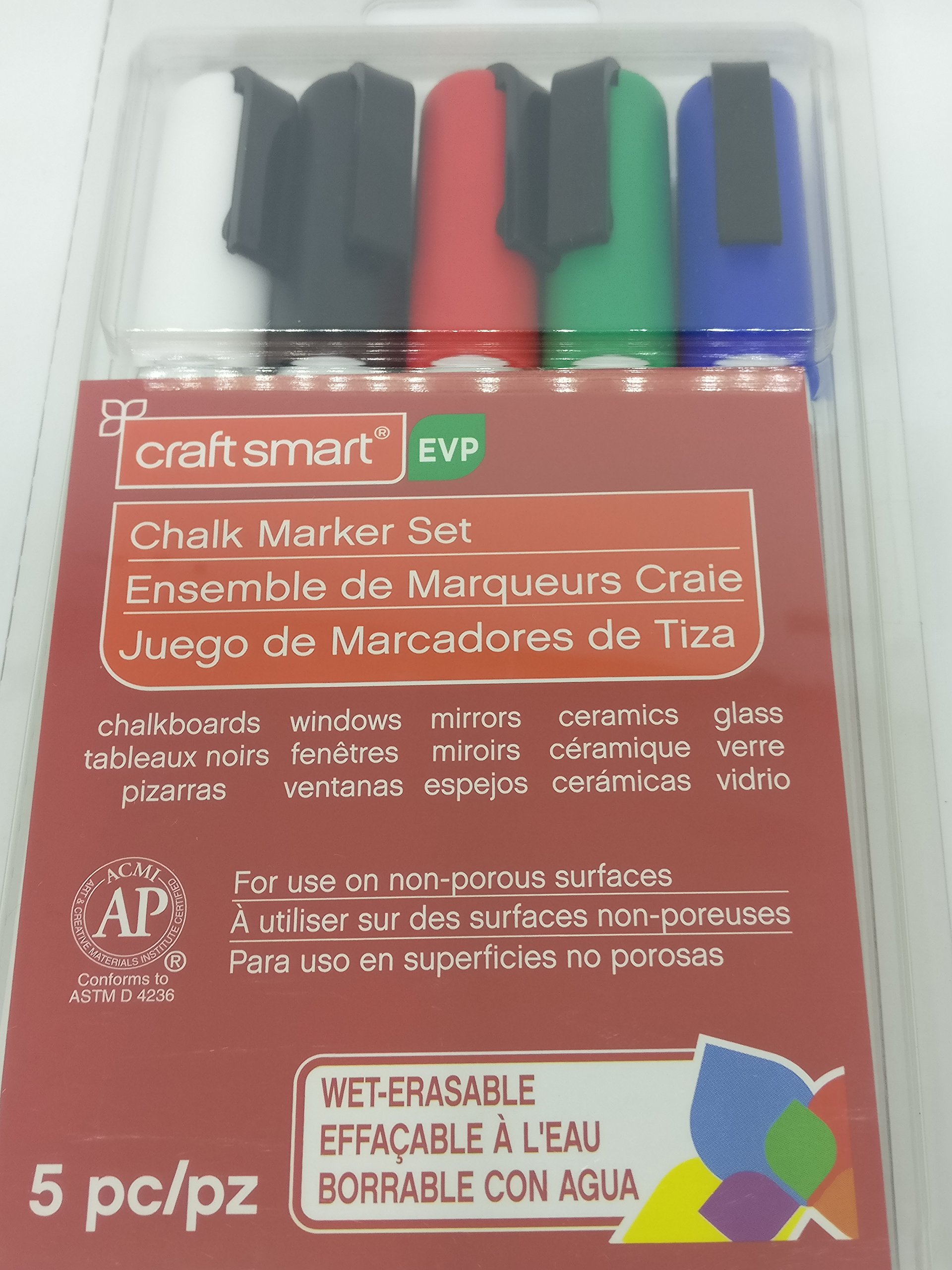 Craft Smart® Fine Point Chalk Markers - 8 Pack Vibrant Colors for Chalkboard, Glass, Windows & Signs - Perfect for Restaurants, Cafes, Teachers & DIY Projects