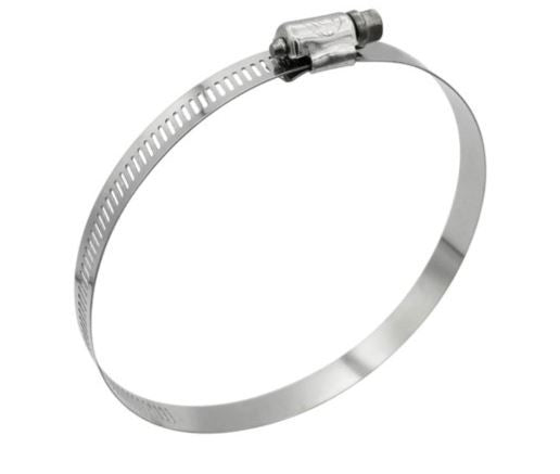 Stainless Steel Silencer Hose Clamp - Heavy Duty Exhaust Pipe Clamp for Automotive, Marine & Industrial Use - Perfect for Muffler Repair, Exhaust System Maintenance & DIY Projects