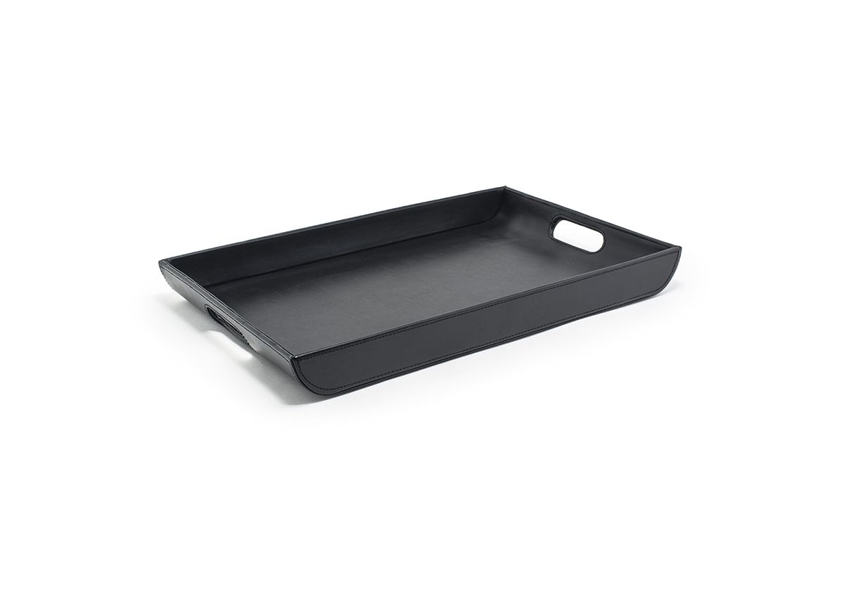 FOH London Flare Tray Set of 2 - 18.25 x 12 Inches Elegant Serving Tray for Dining, Entertaining & Home Decor | Perfect for Parties, Weddings & Hosting Guests