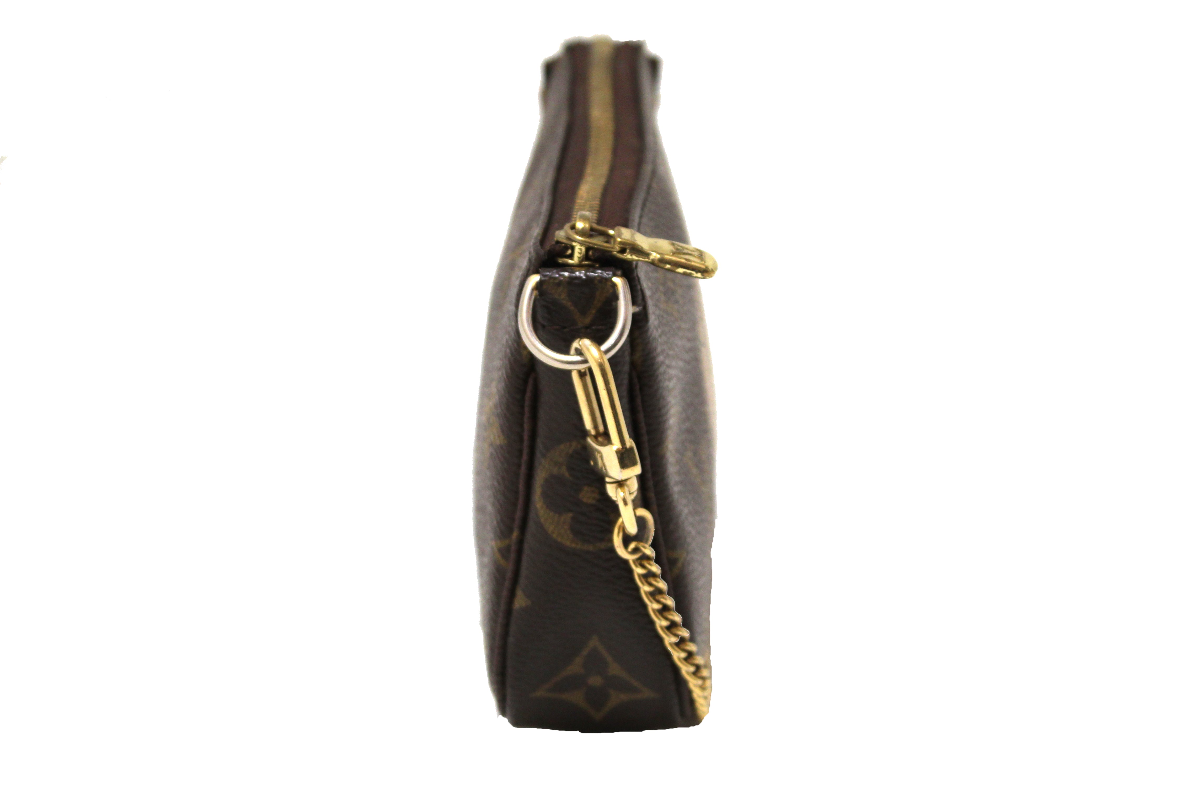 Authentic Louis Vuitton Monogram Canvas Mini Pochette Bag - Classic Trunks Collection | Perfect for Everyday Use, Travel & Special Occasions