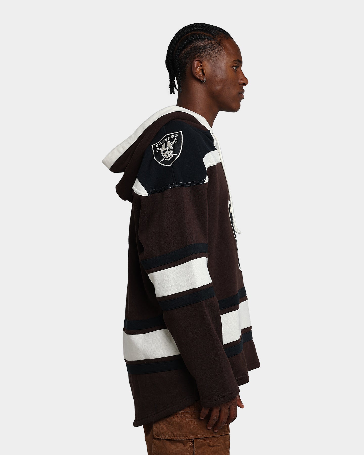 47 Brand Las Vegas Raiders Superior Lacer Hoodie Brown - NFL Fan Apparel for Game Day & Casual Wear
