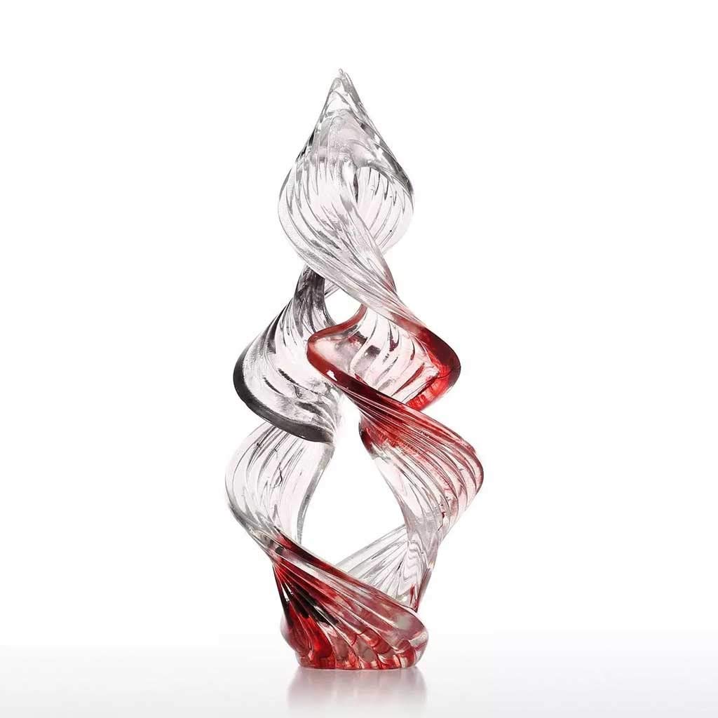 TWDYC Transparent Resin Tree Life Sculpture - Modern Home Decor Artwork for Hotel, Living Room & Office | Handcrafted Decorative Model for Shelf Display & Gift Giving