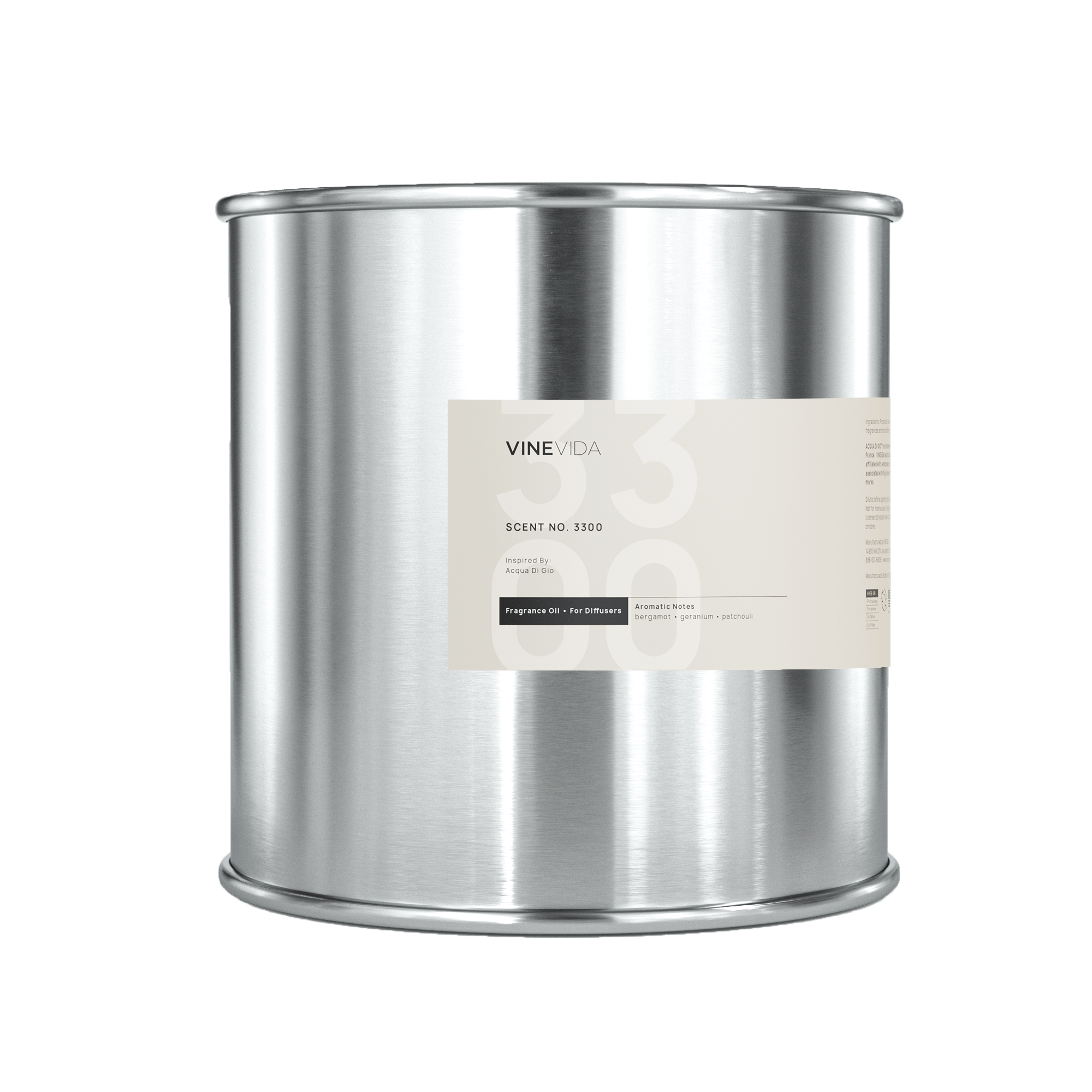 NO. 3300 Premium Fragrance Oil for Diffusers - Acqua Di Gio by Giorgio Armani Inspired Scent - Perfect for Home, Office & Spa Relaxation