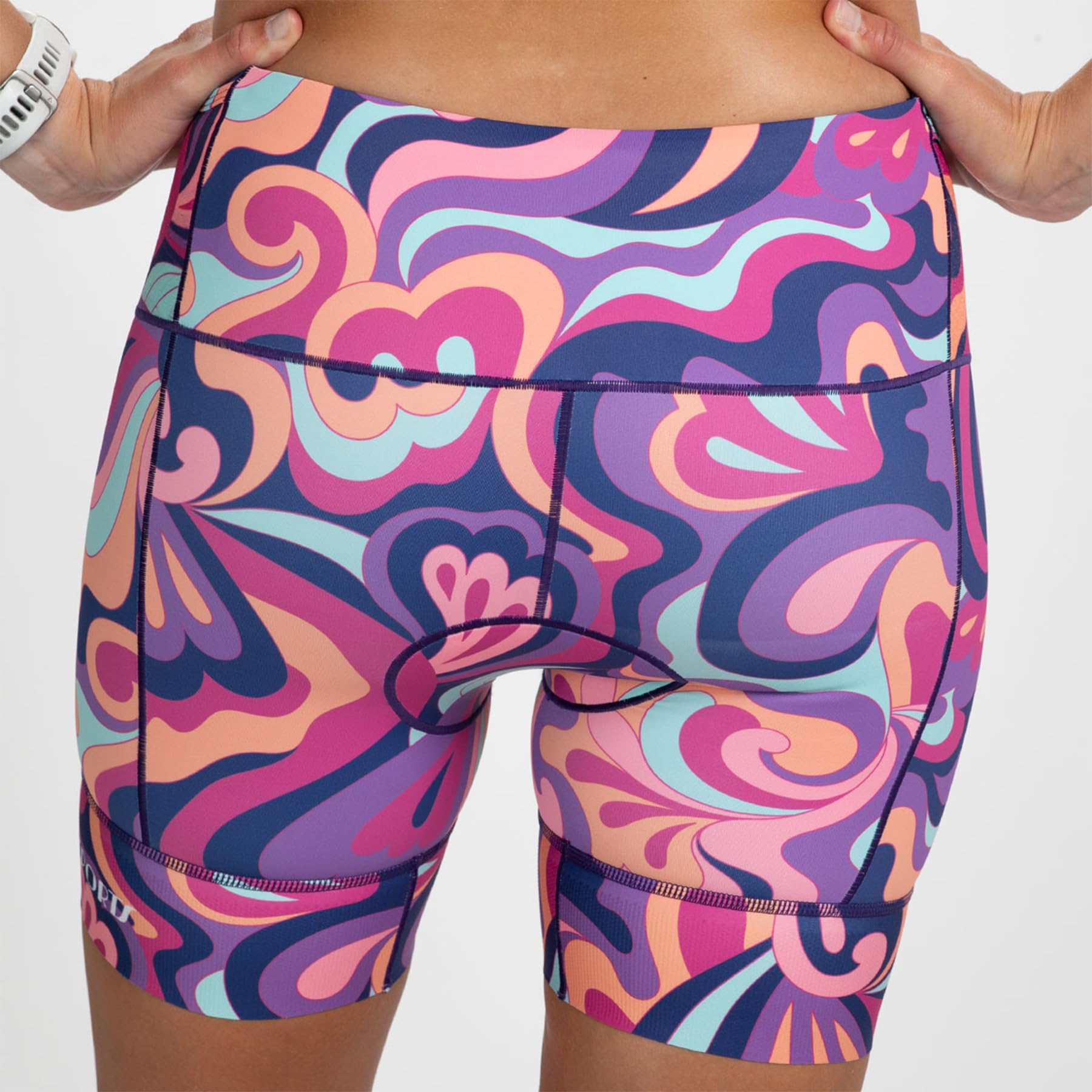Zoot Women's LTD 6-Inch Triathlon Shorts - Quick-Dry UPF 50+ Padded Cycling Shorts for Swim Bike Run - Perfect for Triathlons, Endurance Training & Outdoor Sports Activities