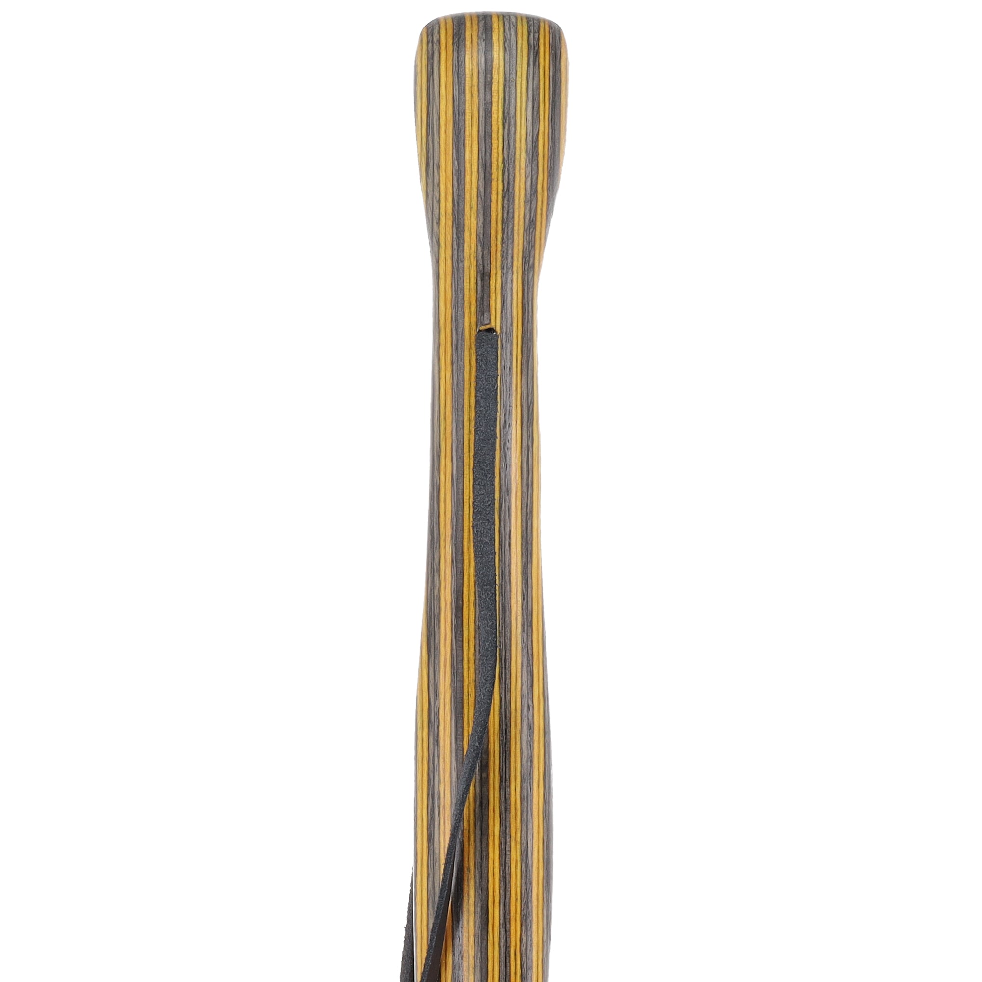 Premium USA Made Black & Yellow Colortone Marching Band Staff - Solid Maple Wood with Compass - Perfect for Drum Majors, Parade Leaders & Marching Band Performances